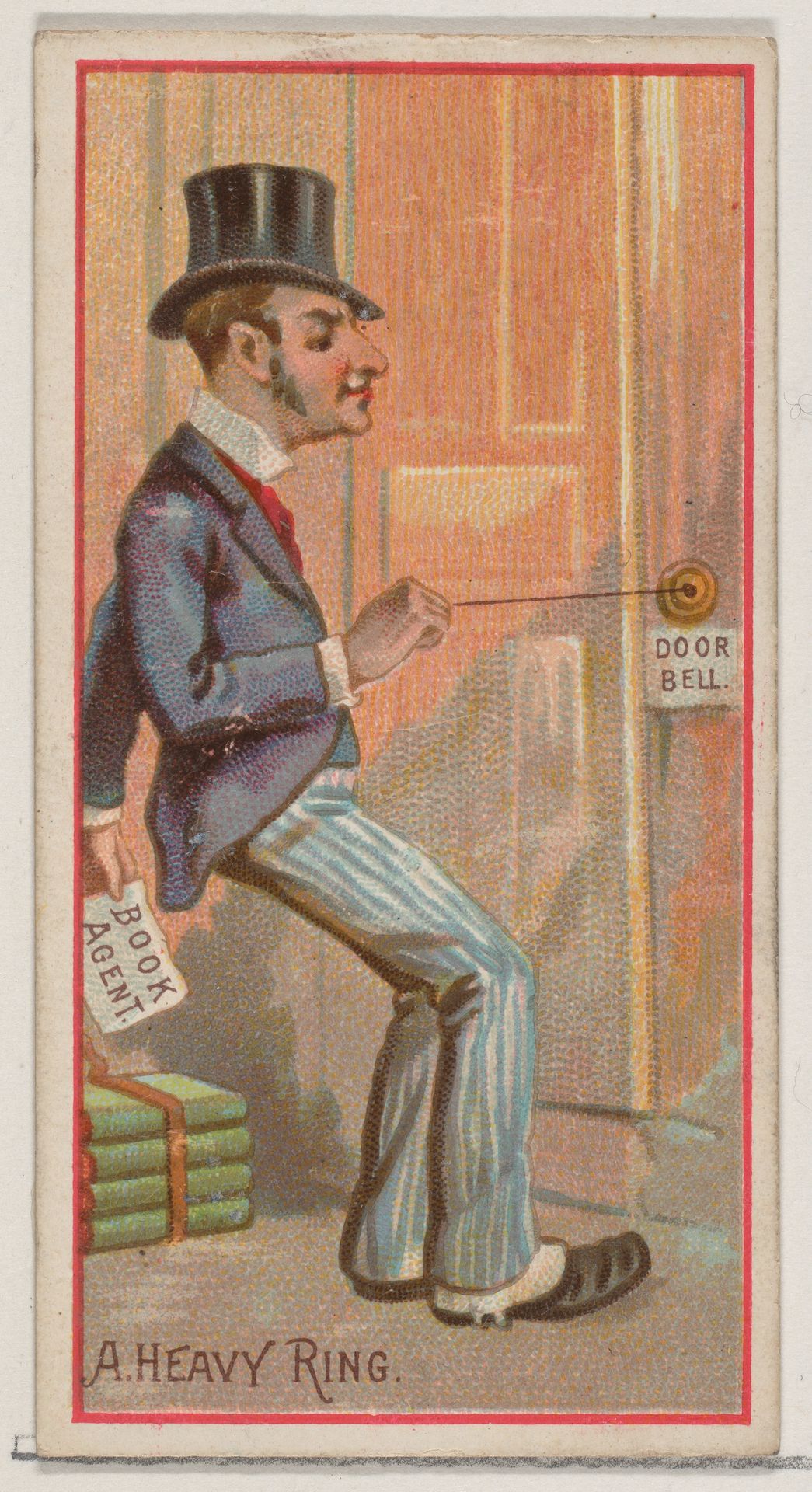 A Heavy Ring, from the Jokes series (N87) for Duke brand cigarettes by W. Duke, Sons & Co.