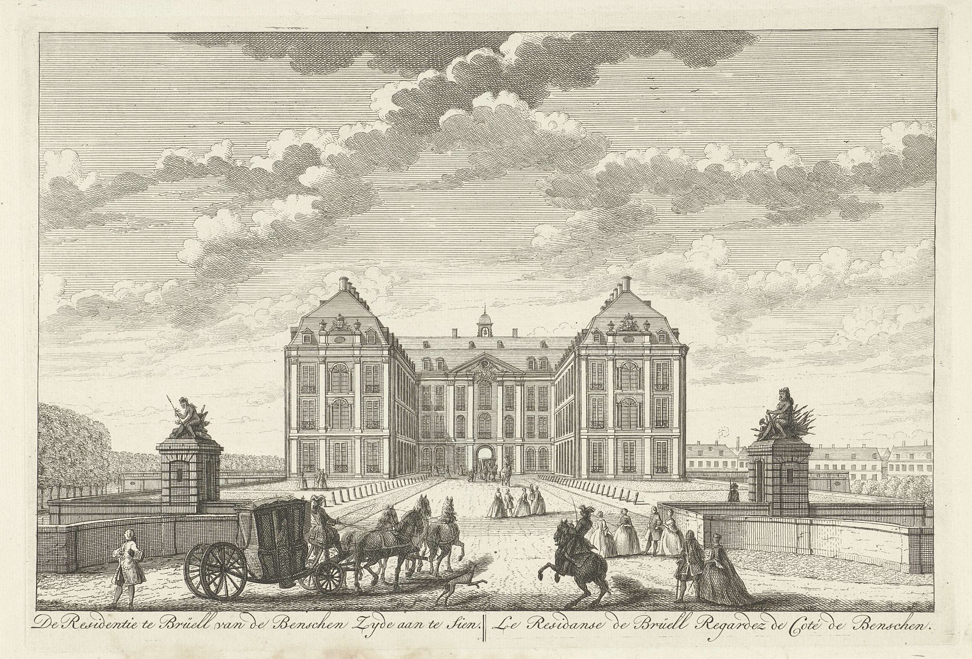 Slot Augustusburg te Brühl by Hendrik de Leth