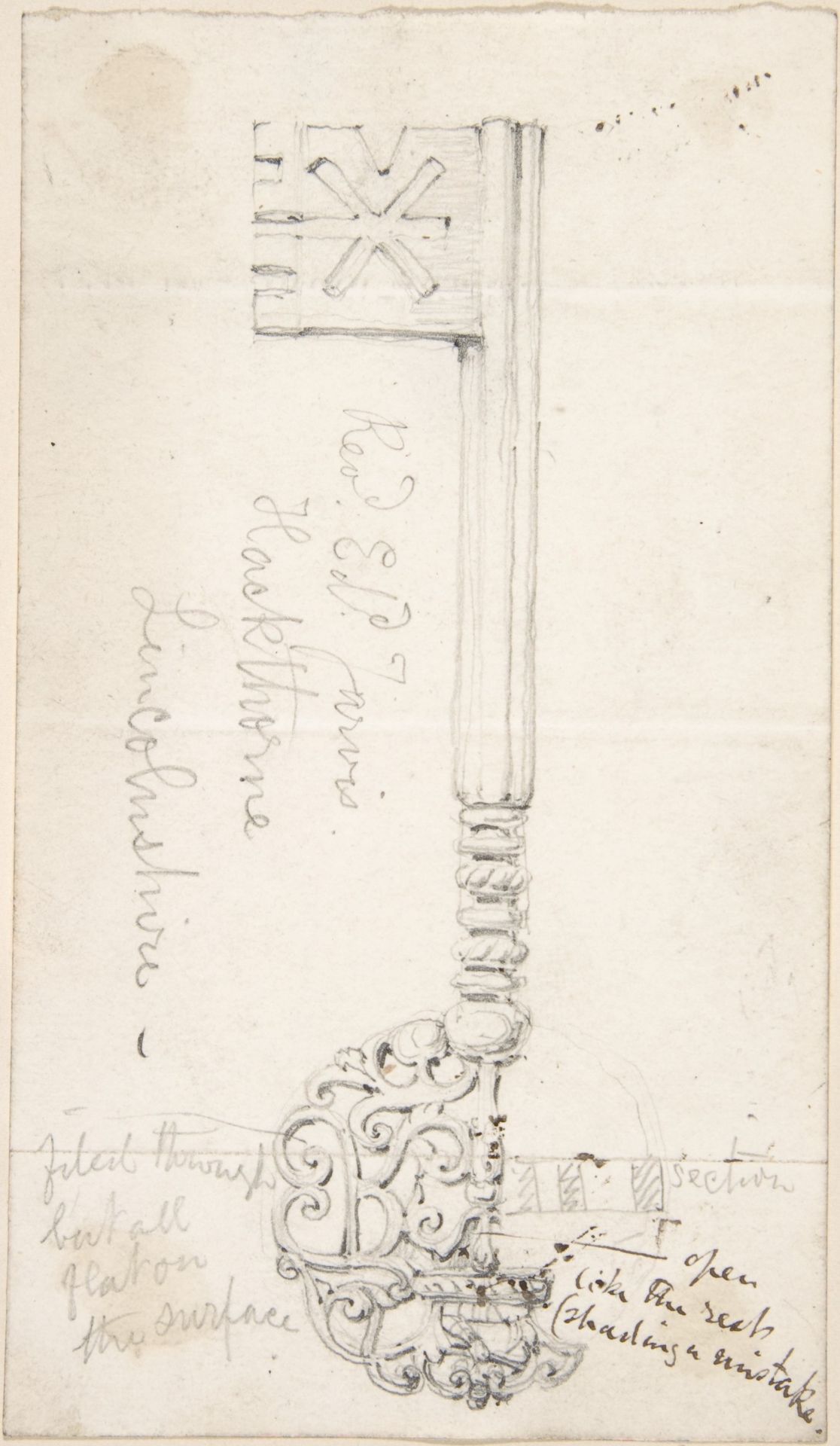 Key from Lincolnshire Church by Anonymous
