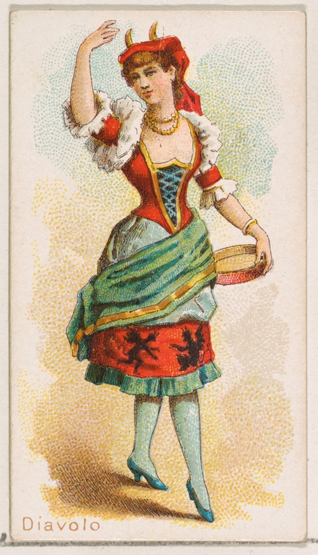 Diavolo Dancer, from the Dancing Women series (N186) issued by Wm. S. Kimball & Co. by William S. Kimball & Company