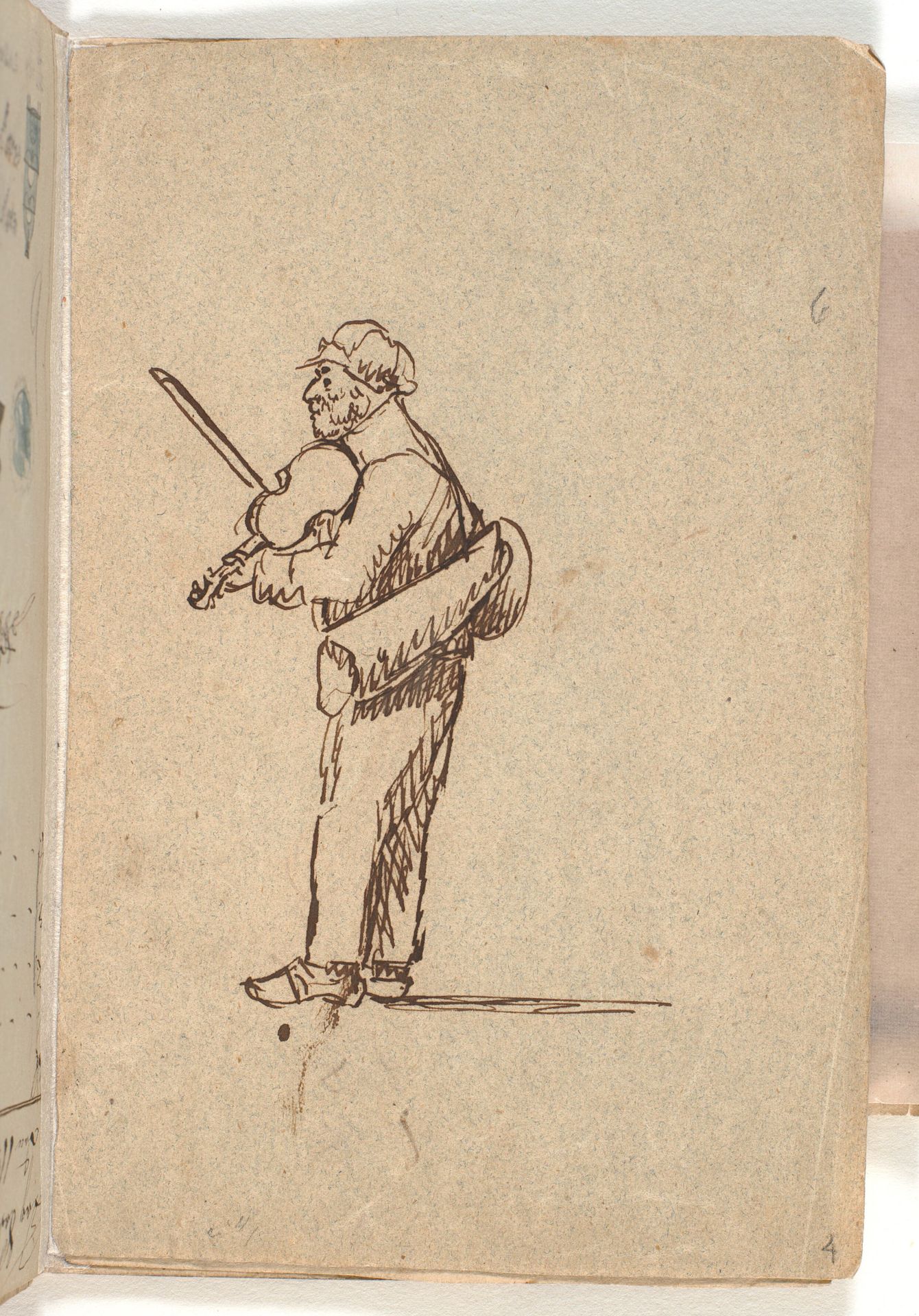 En spillemand. by P.C. Skovgaard
