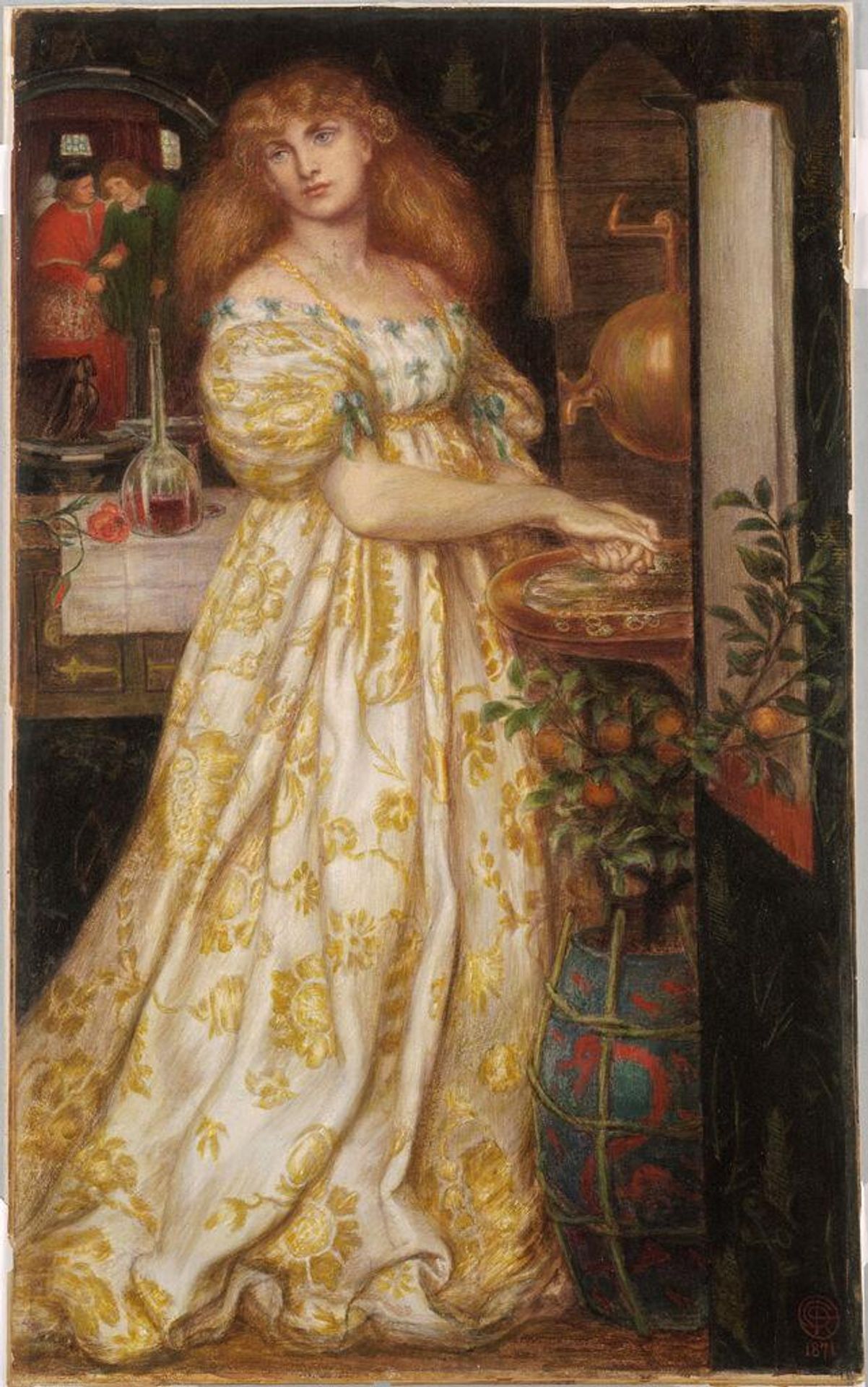 Lucrezia Borgia by Dante Gabriel Rossetti