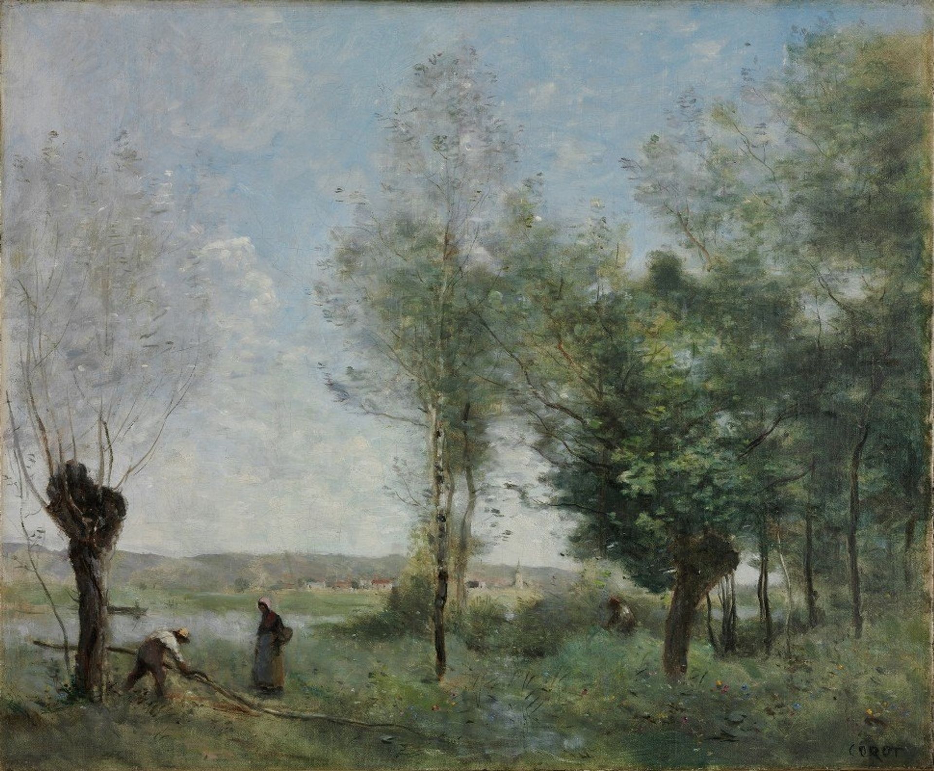 Souvenir of Coubron by Camille Corot