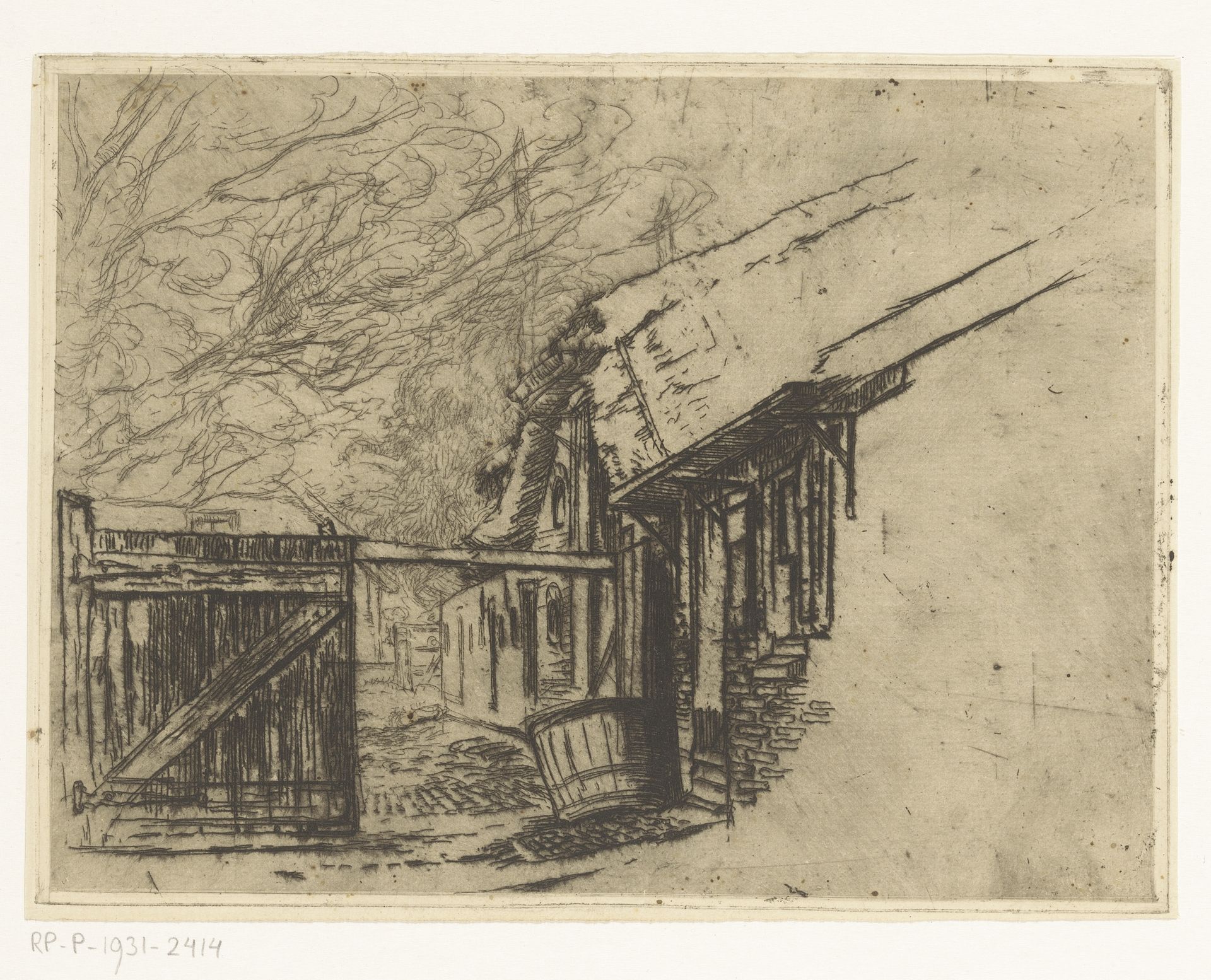 Boerderij met rieten dak by Johannes Löhr