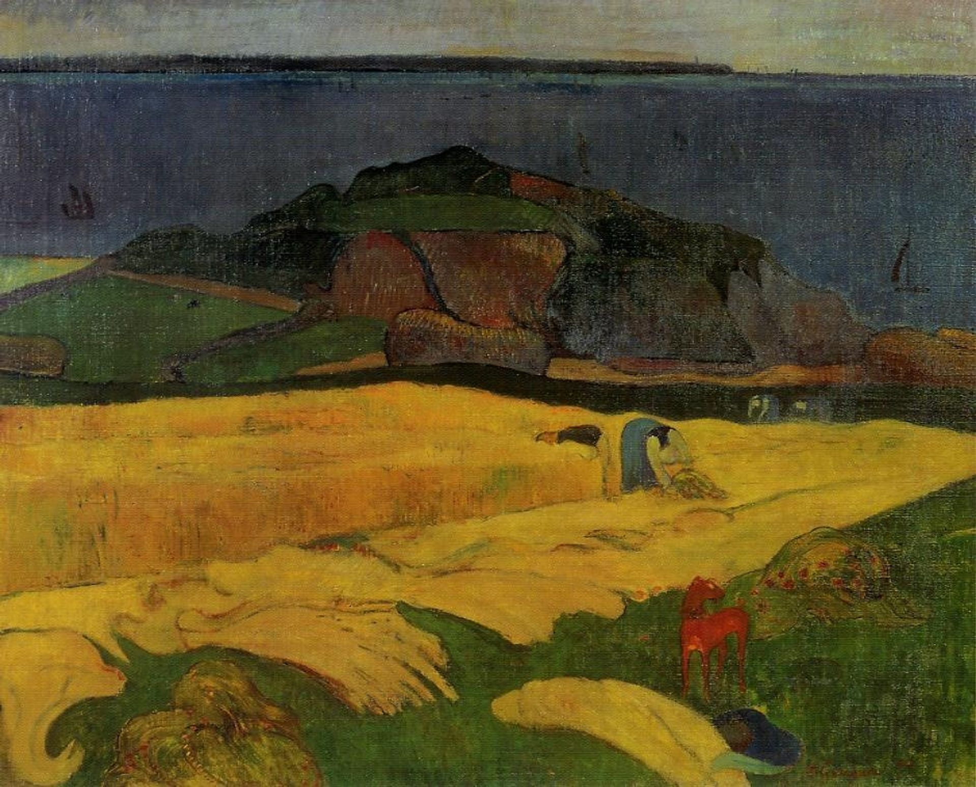 Seaside harvest by Paul Gauguin