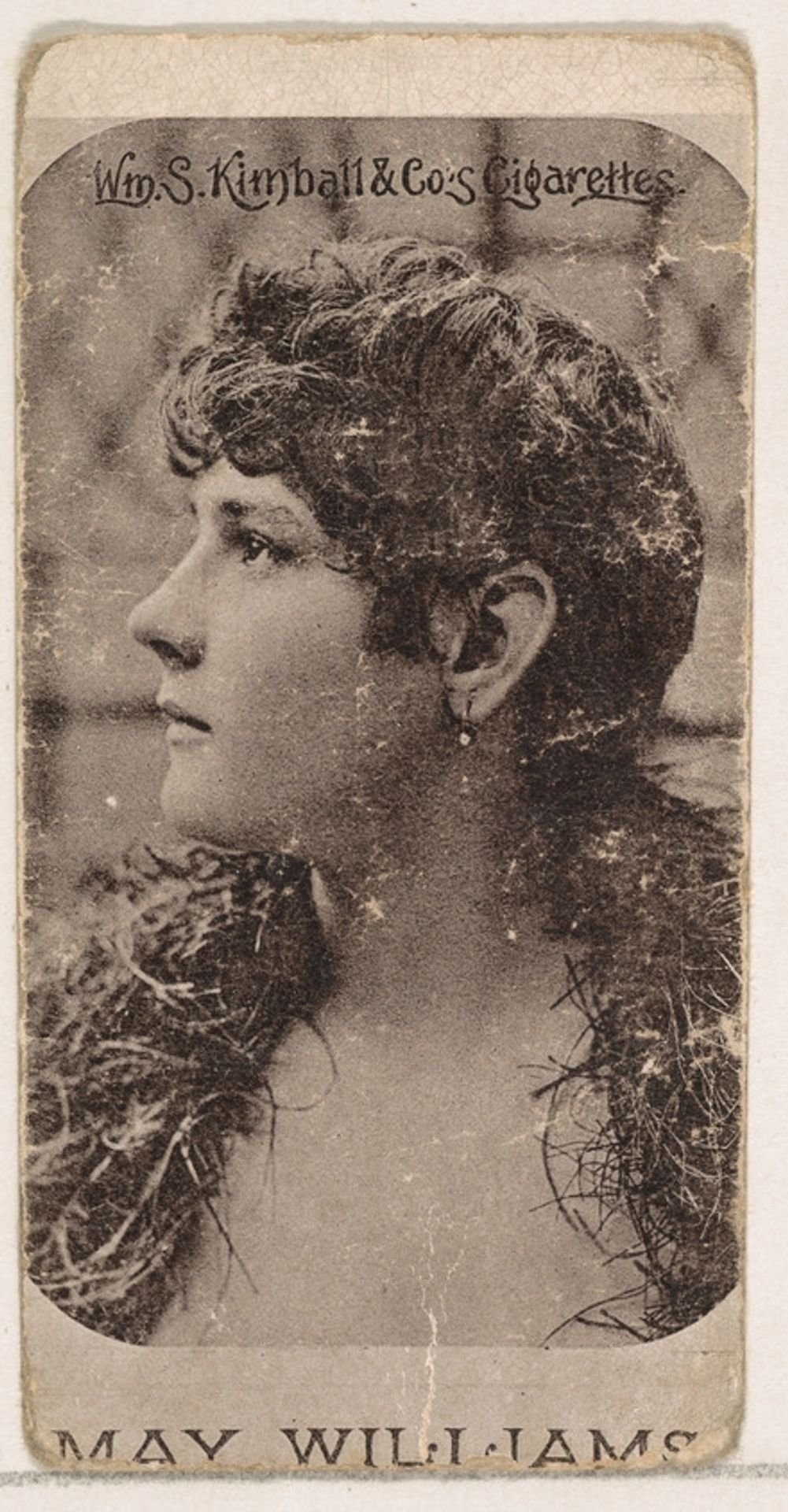 May Williams, from the Actresses series (N190) issued by Wm. S. Kimball & Co. by William S. Kimball & Company