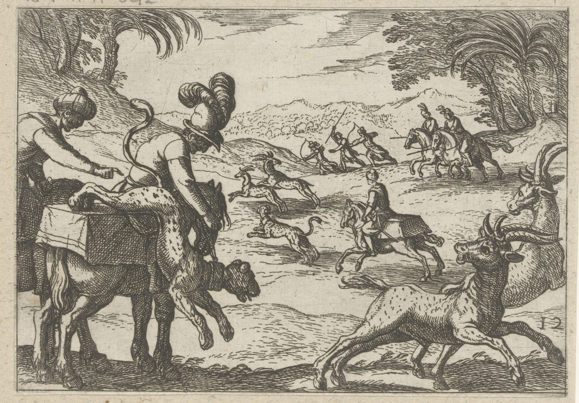 Jacht op antilopen by Antonio Tempesta