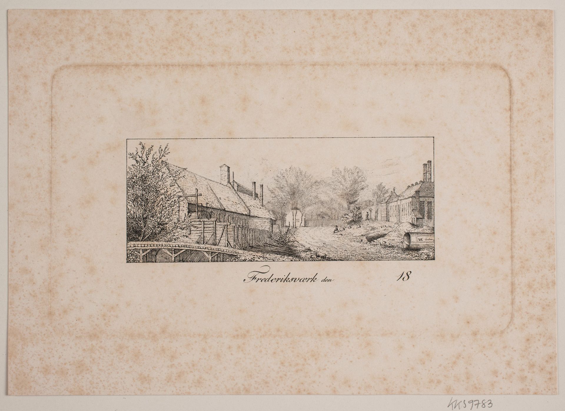 Gadeparti i Frederiksværk by Vilhelm Kyhn