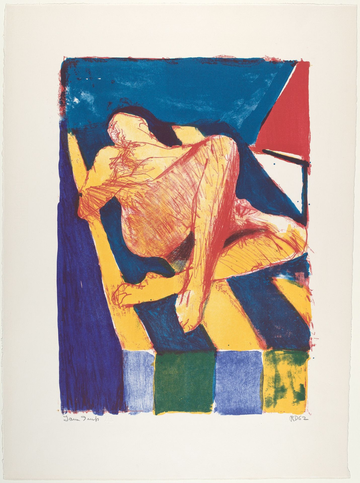 Reclining Figure II by Richard Diebenkorn