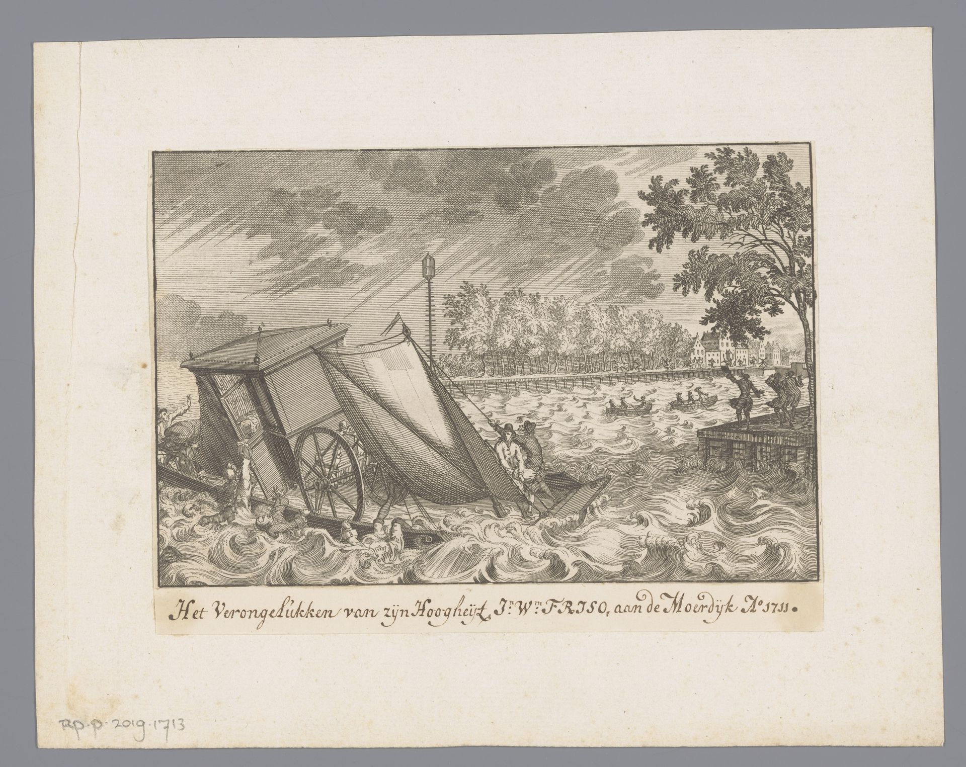 Prins Johan Willem Friso verdrinkt bij Moerdijk by Anonymous