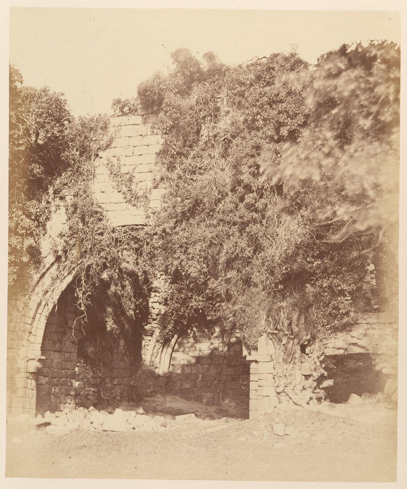 Kirkstall Abbey.  Ruins on the South Side by Joseph Cundall