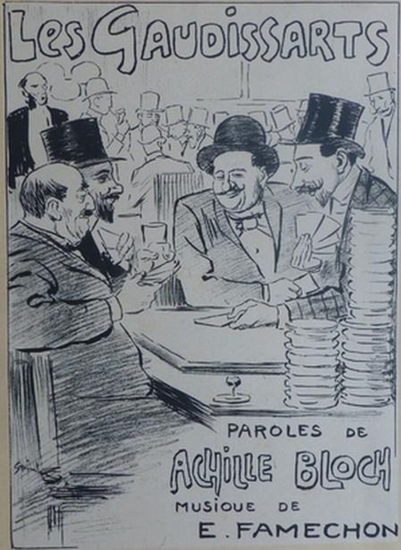 Les Gaudissarts by Théophile Alexandre Steinlen