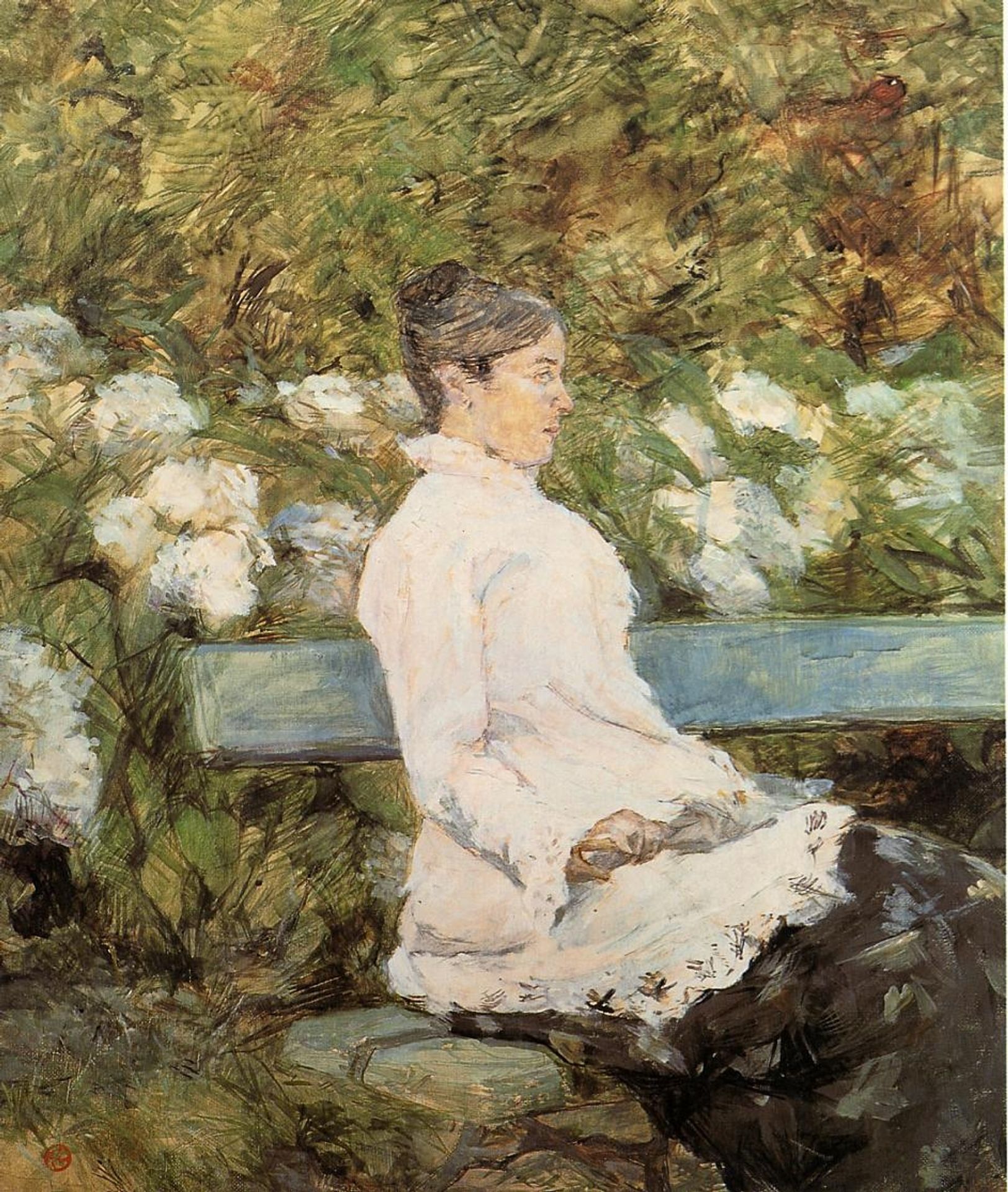 Madame la Comtesse A. de Toulouse Loutrec by Henri de Toulouse-Lautrec