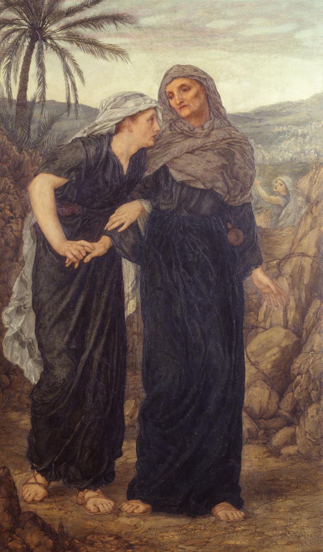Naomi, Ruth and Obed by  Thomas Matthews Rooke