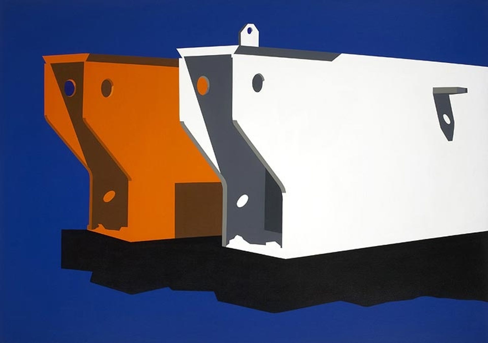 Mr. and Mrs. Moby Dick by Allan D'Arcangelo