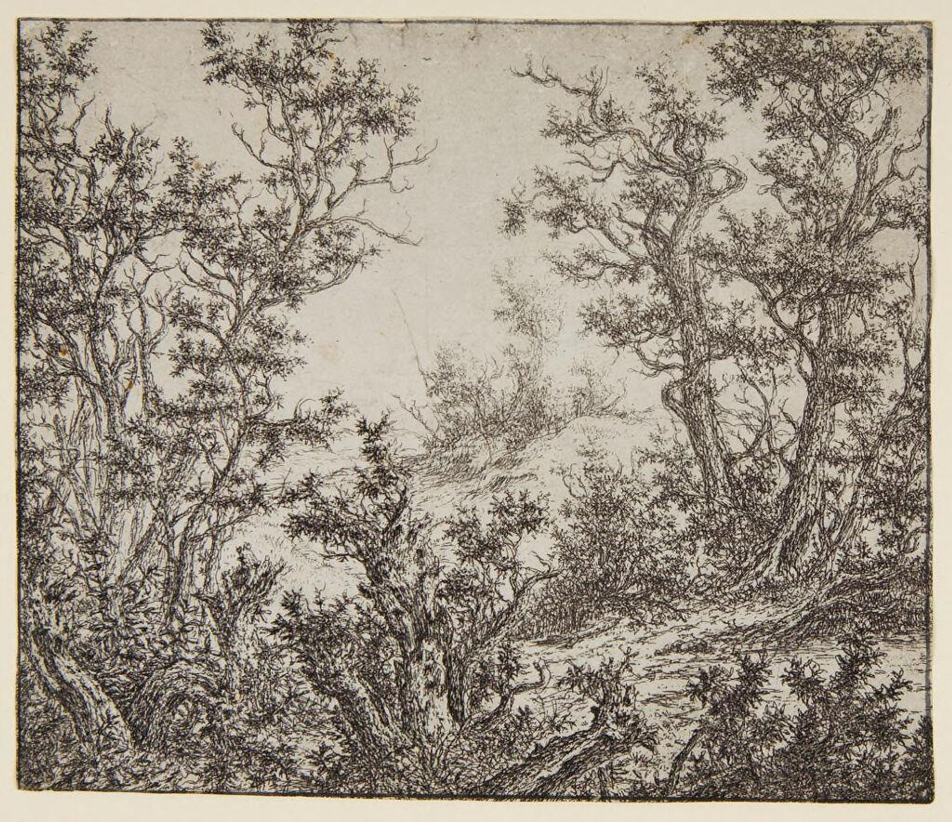 Landscape with Oak Trees by Claes Beeresteijn