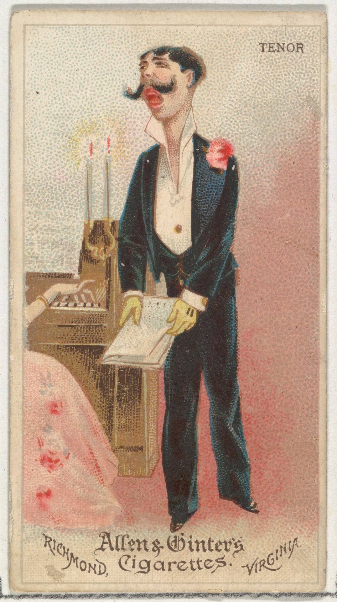 Tenor, from World's Dudes series (N31) for Allen & Ginter Cigarettes by Allen & Ginter