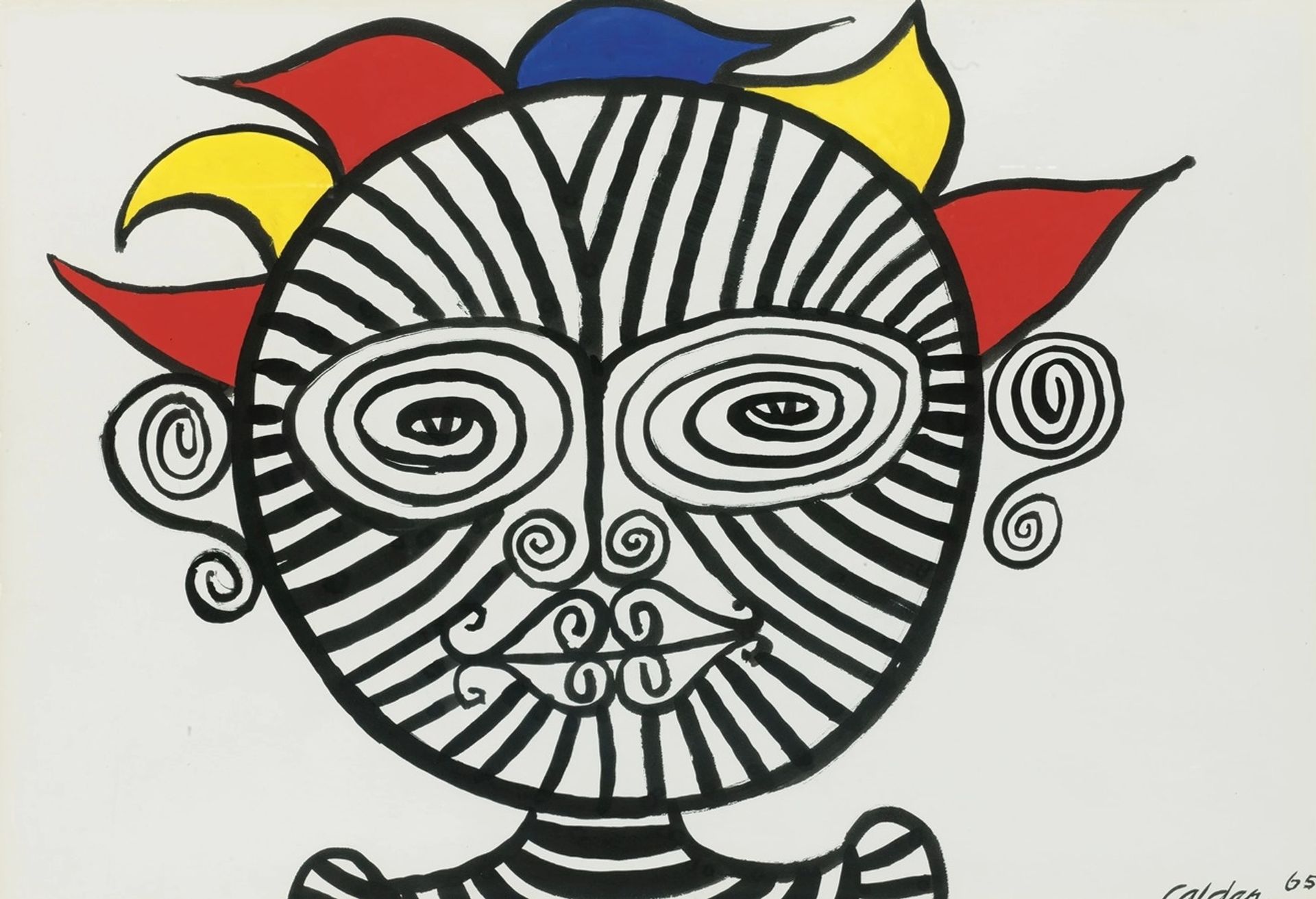 Tête by Alexander Calder