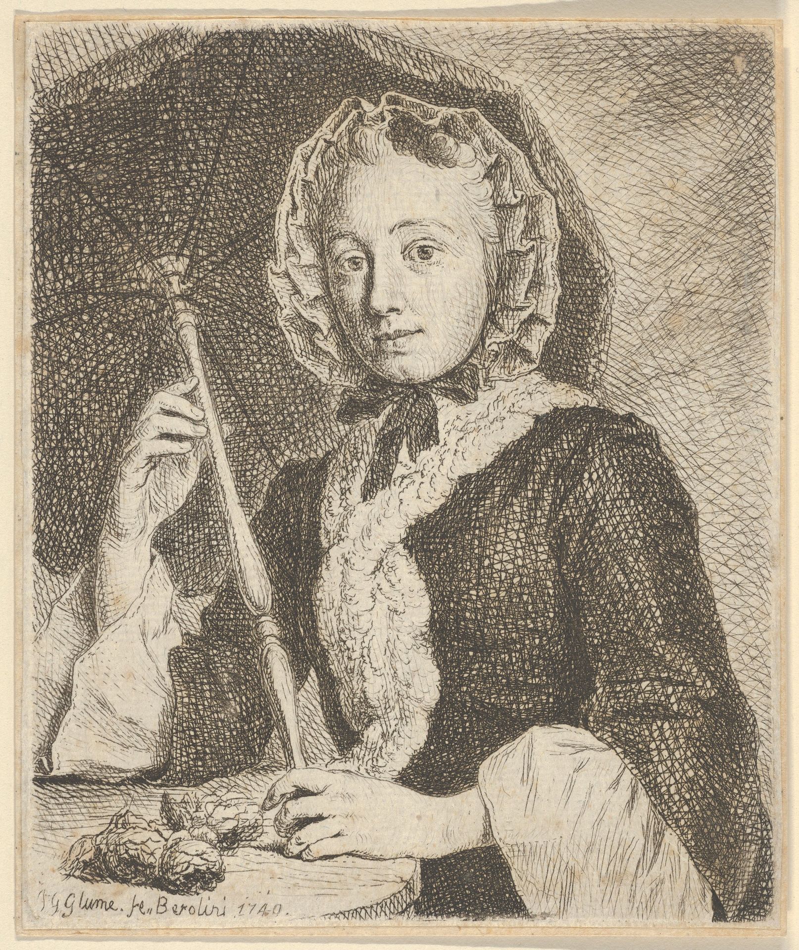The Artist's Sister-in-Law by Johann Gottlieb Glume