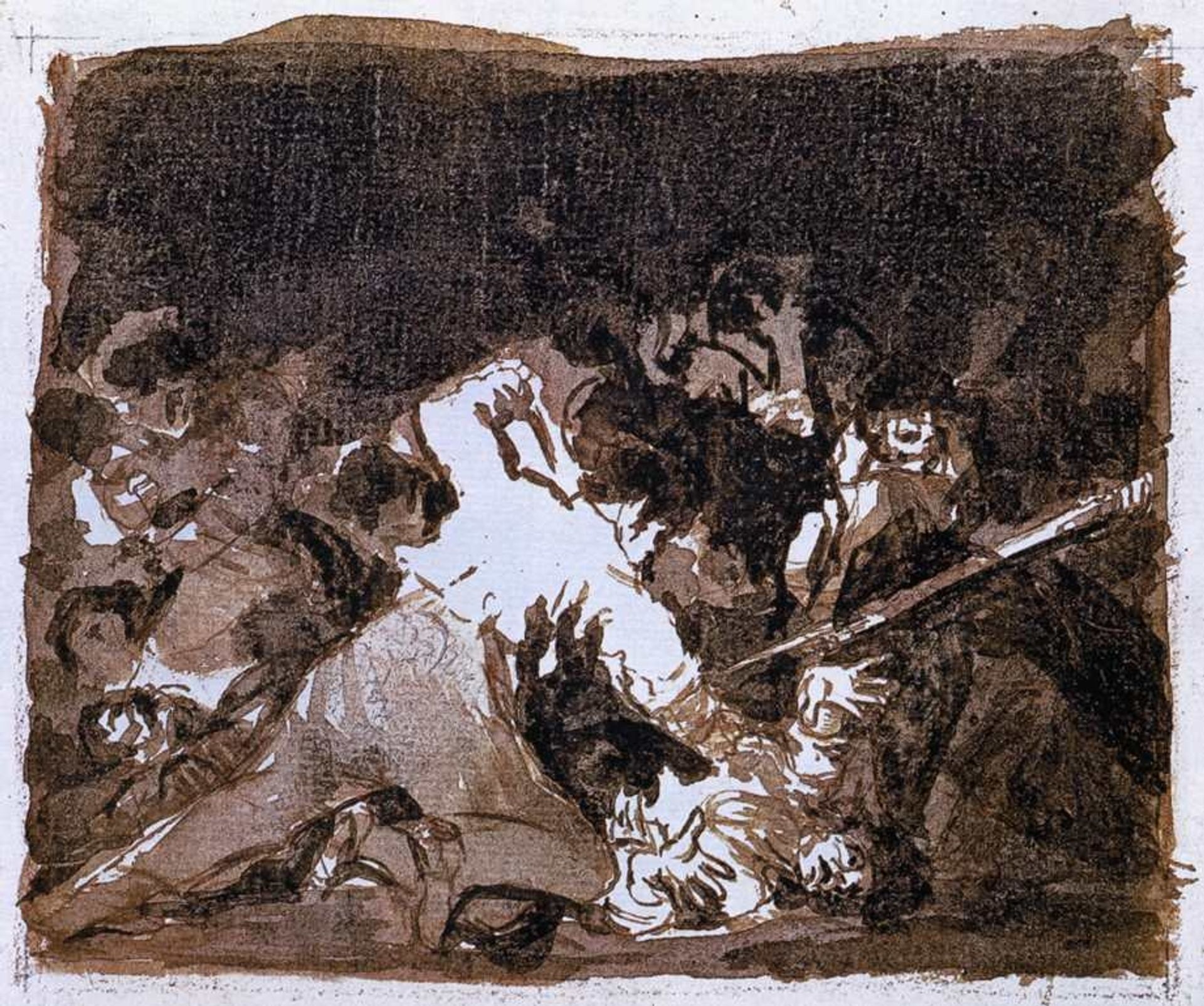 War scene by Francisco de Goya