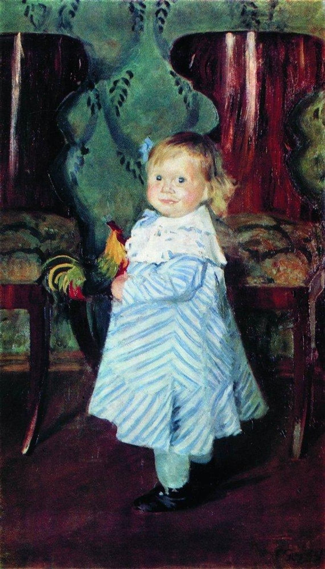 Portrait of I.B. Kustodieva by Boris Kustodiev