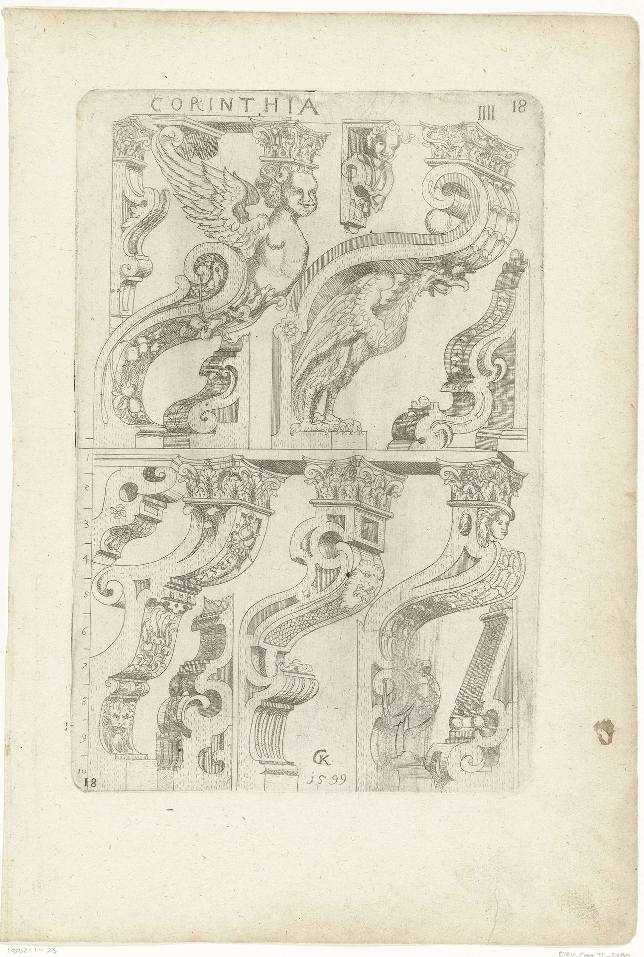 Vijf consoles en zeven kleinere onderdelen by Gabriel Kramer