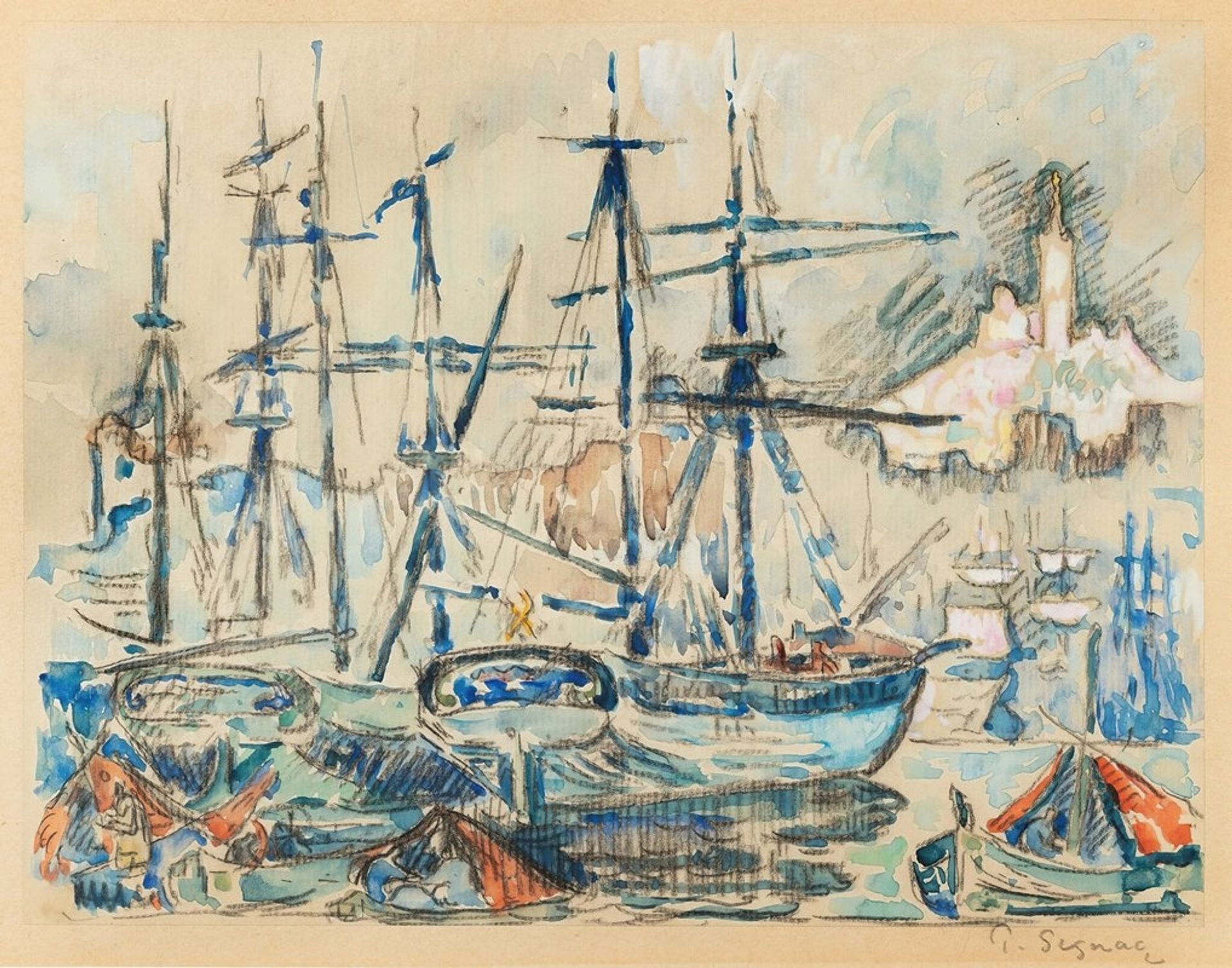 Marseille by Paul Signac