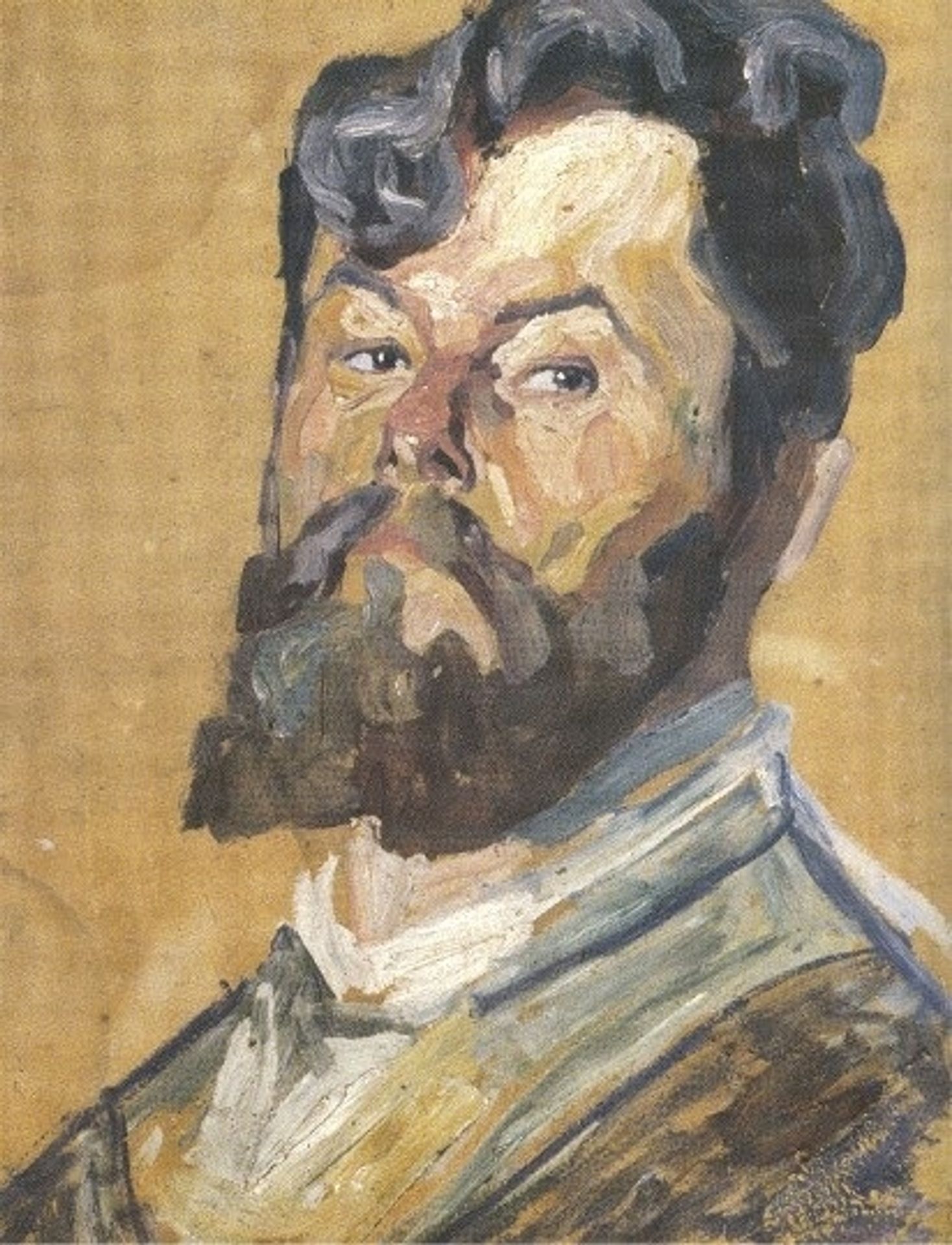 Self-portrait by Oleksa Novakivskyi