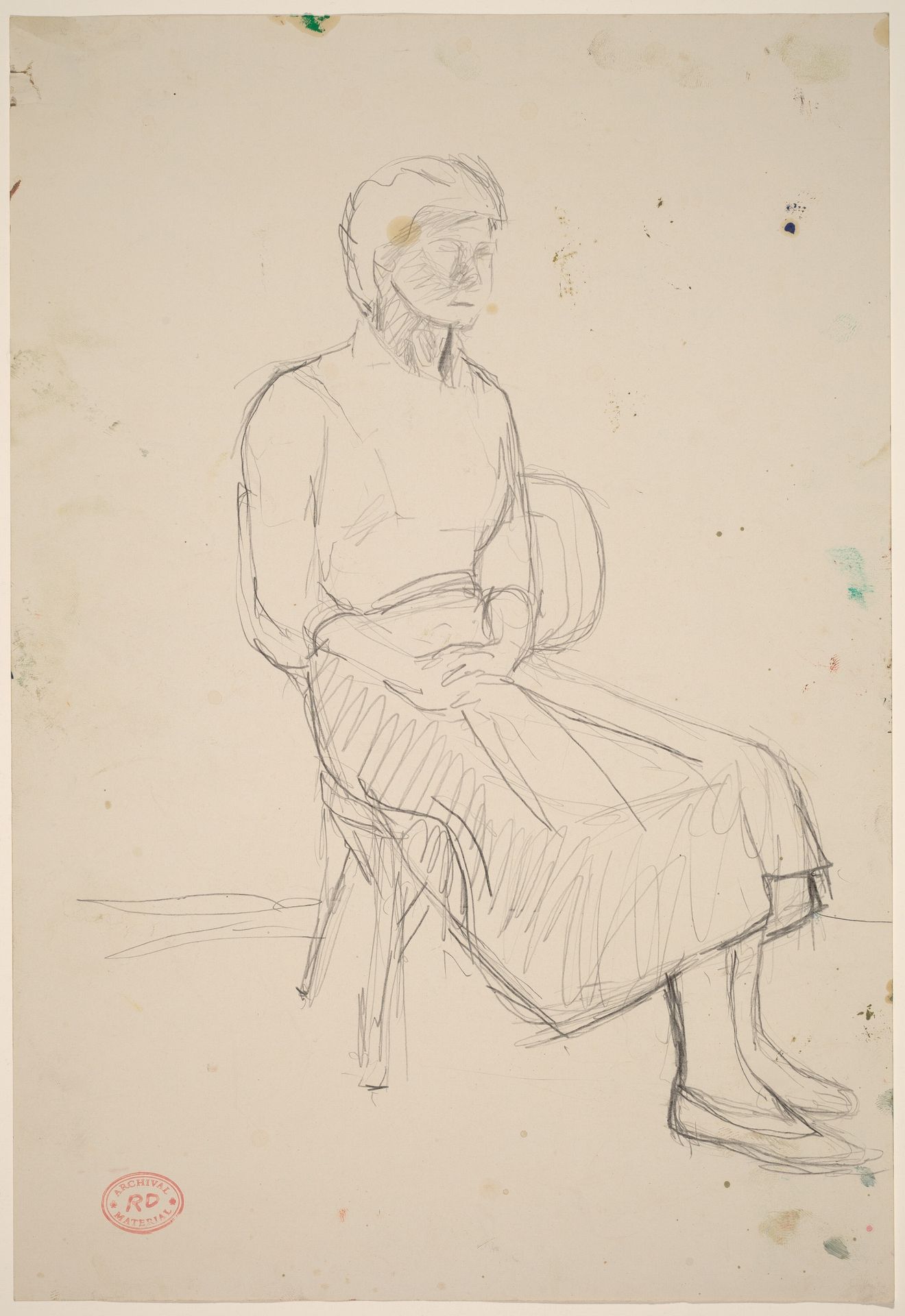 Untitled [woman seated] by Richard Diebenkorn