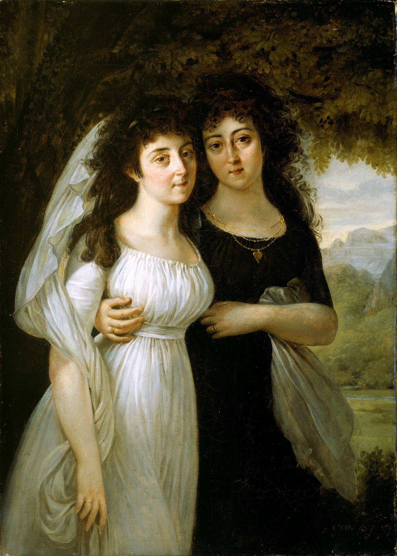 Portrait of the Maistre Sisters by Antoine-Jean Gros