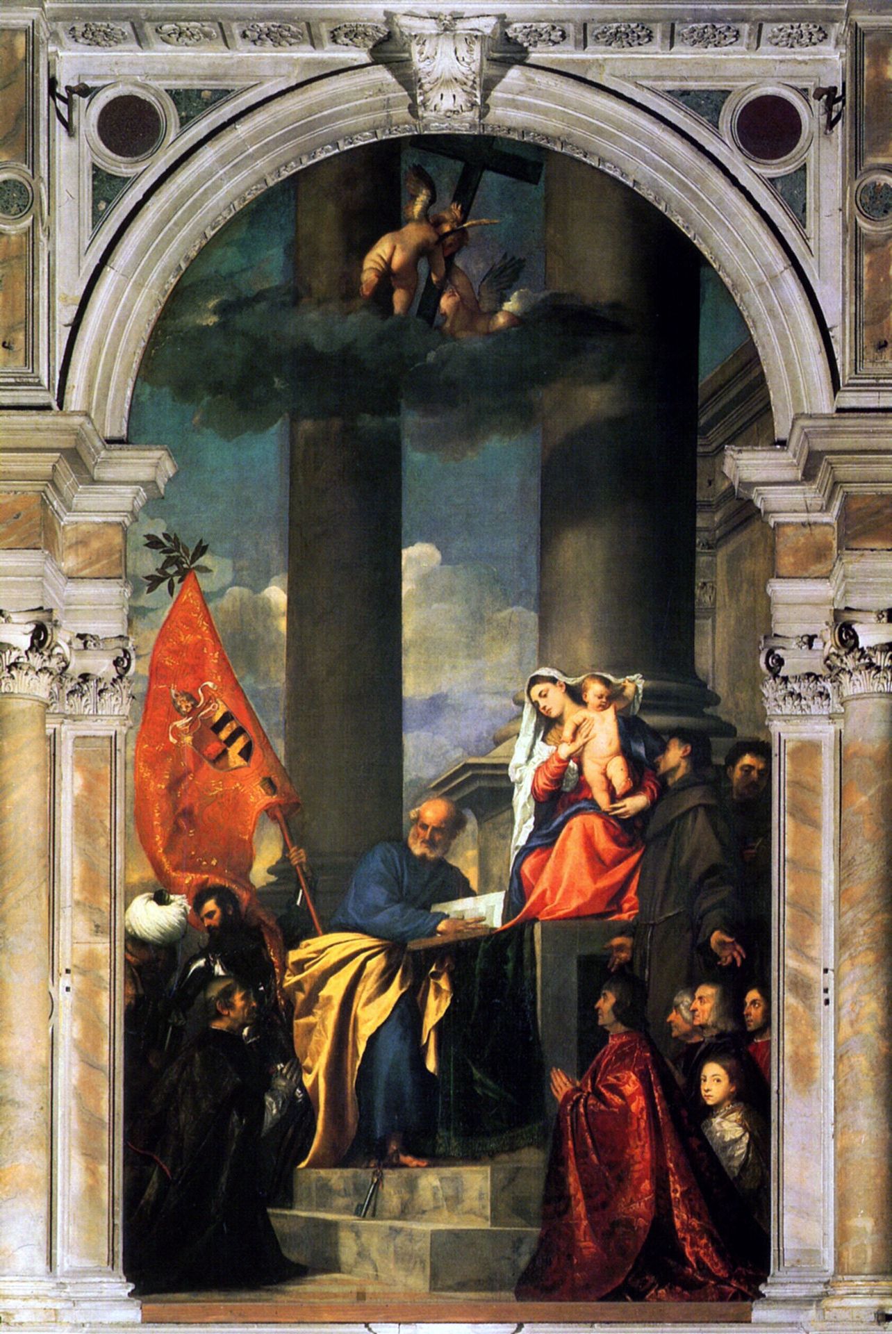 The Madonna of the Pesaro Family by Titian