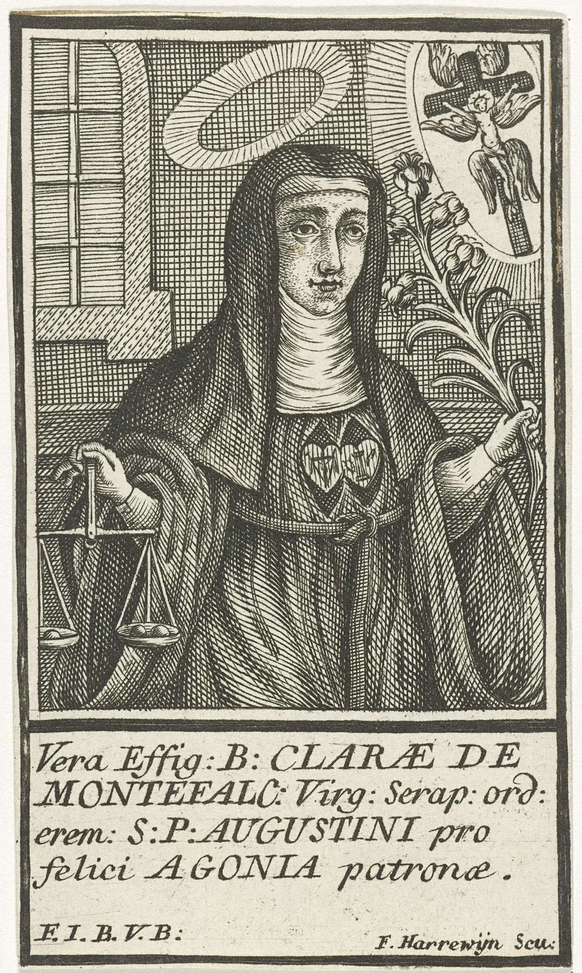 H. Clara van Montefalco by François Harrewijn