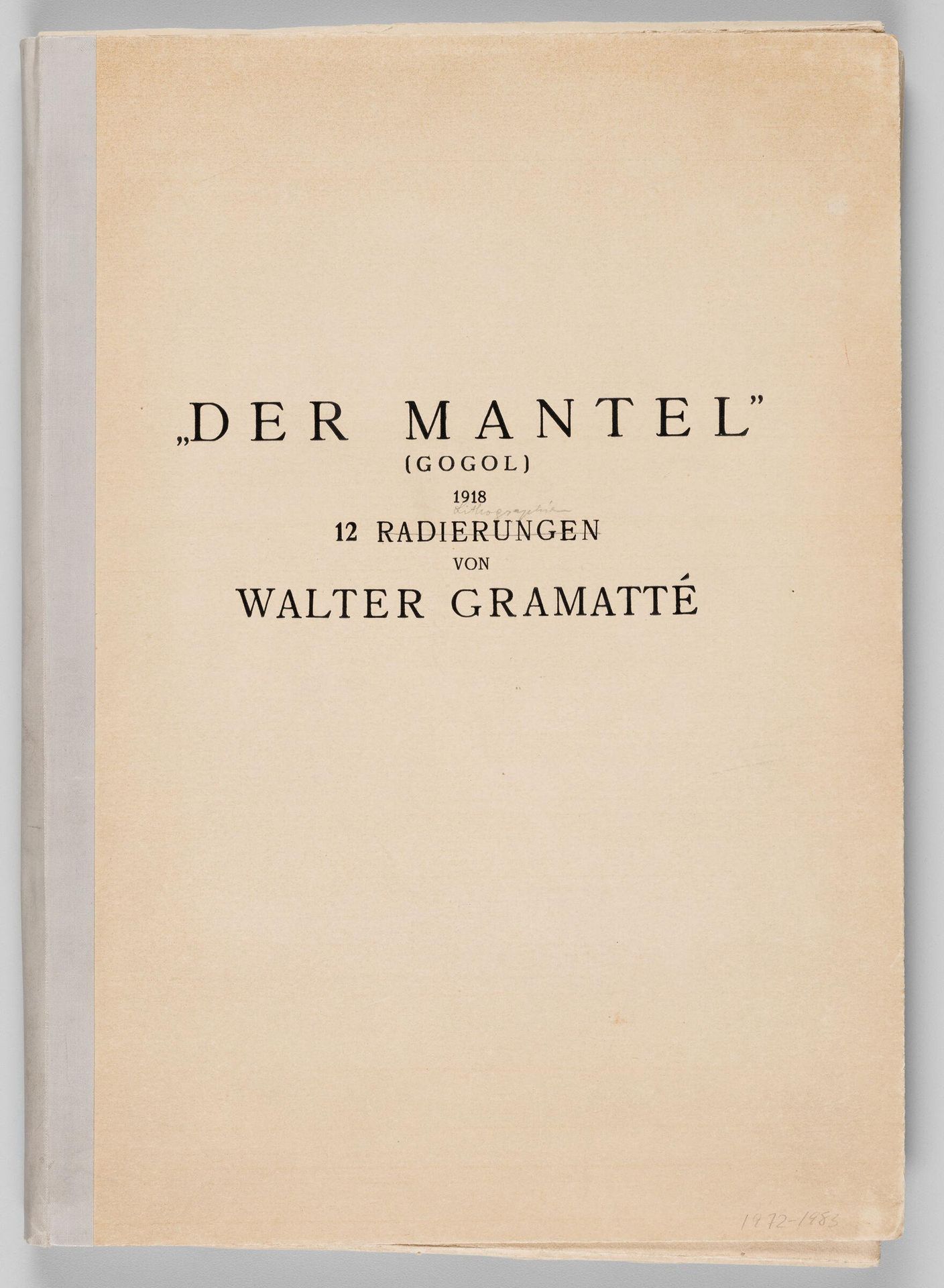 The Overcoat by Walter Gramatté