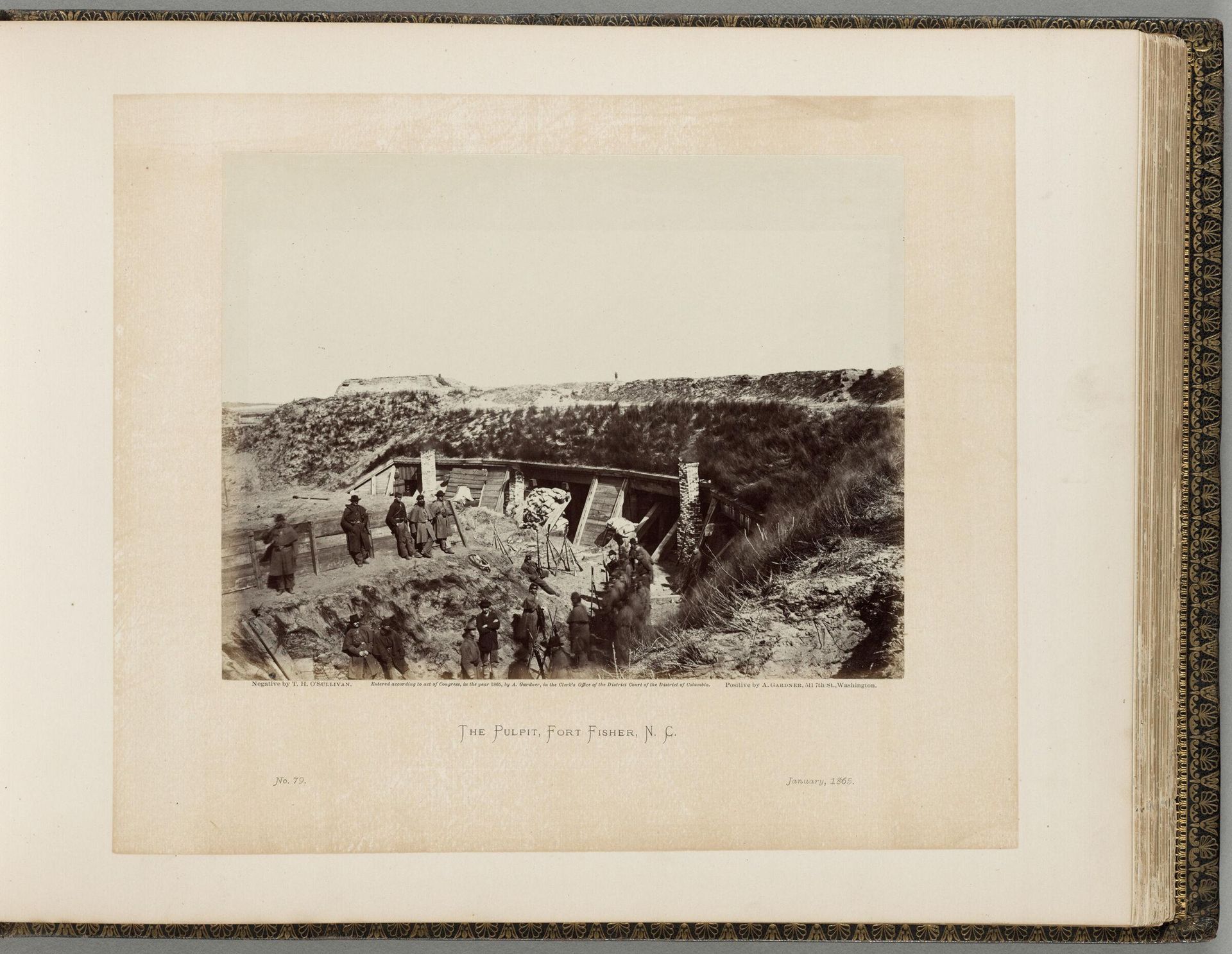 The Pulpit, Fort Fisher, N.C. by Timothy H. O'Sullivan