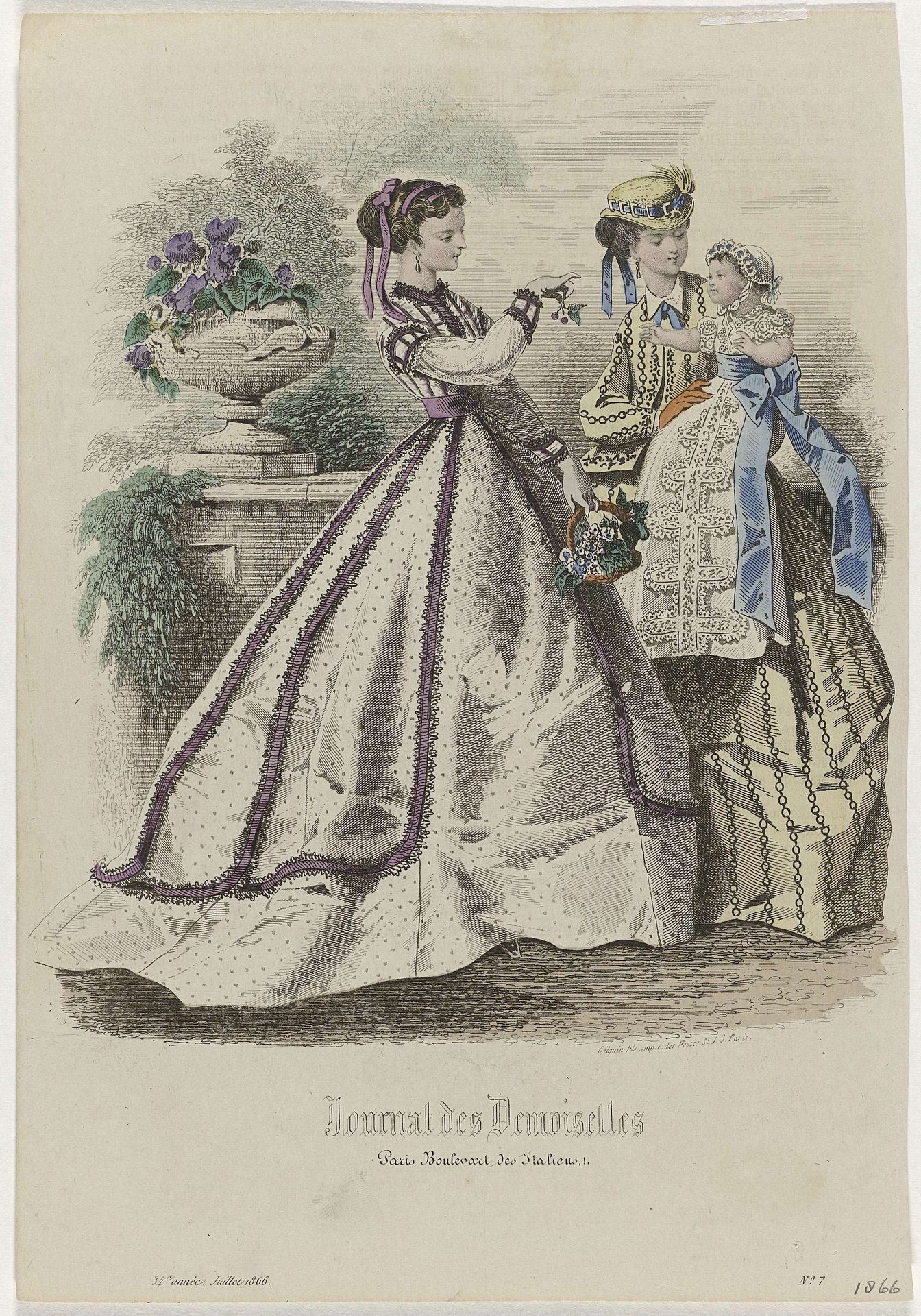 Journal des Demoiselles, Juillet 1866, 34e année, No. 7 by Anonymous