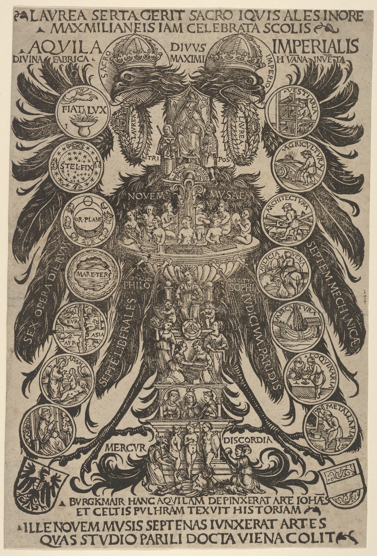 The Imperial Eagle (Aquila Imperialis) by Hans Burgkmair