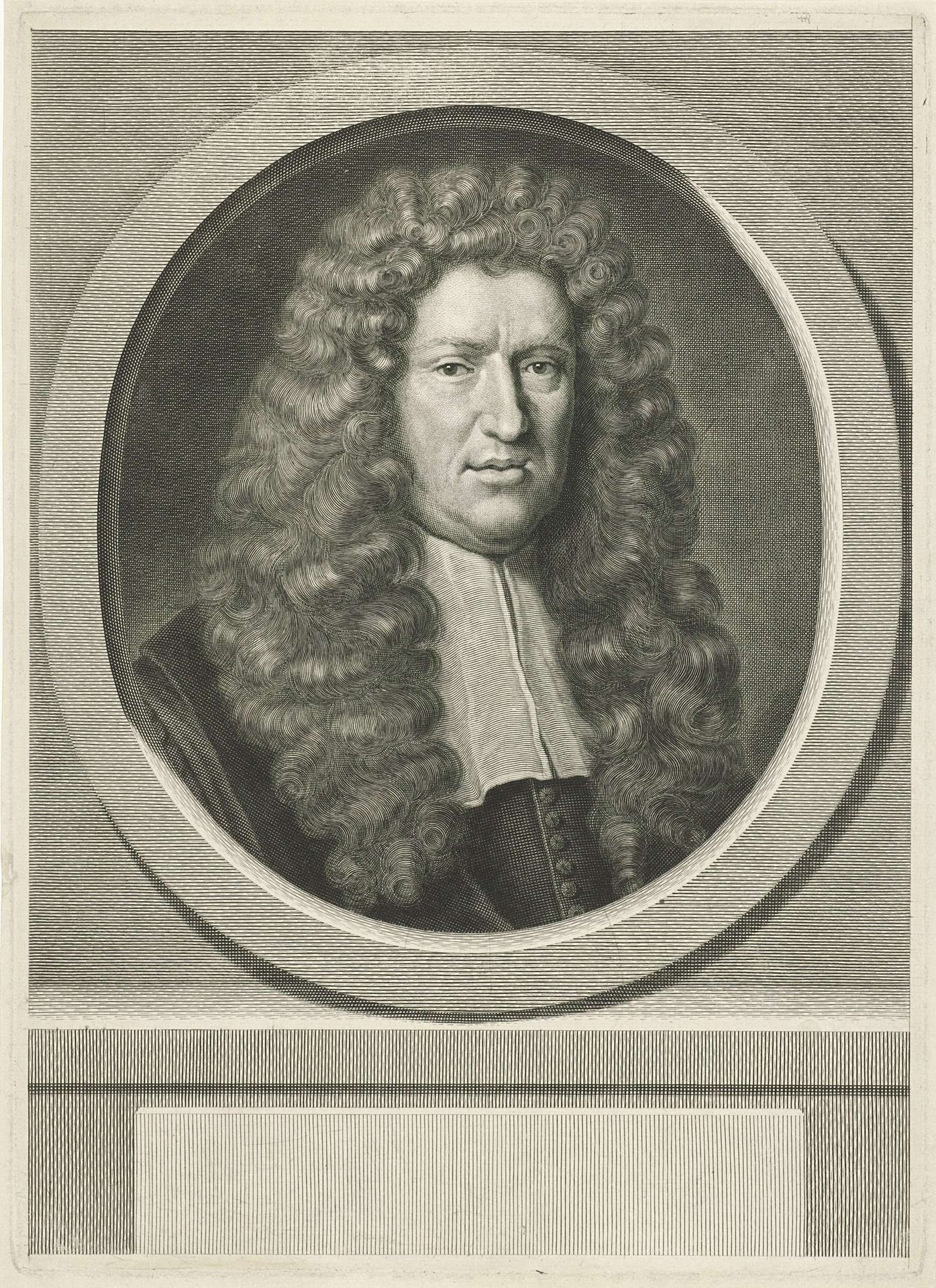 Portret van Abraham Johannes Kuffeler by Jan van Munnickhuysen