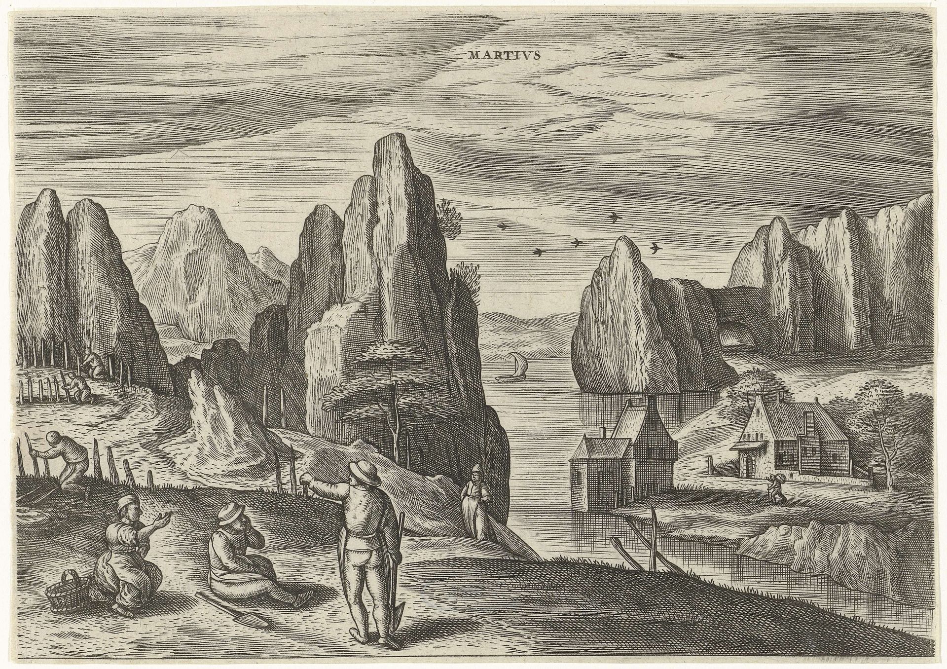 Maart by Julius Goltzius