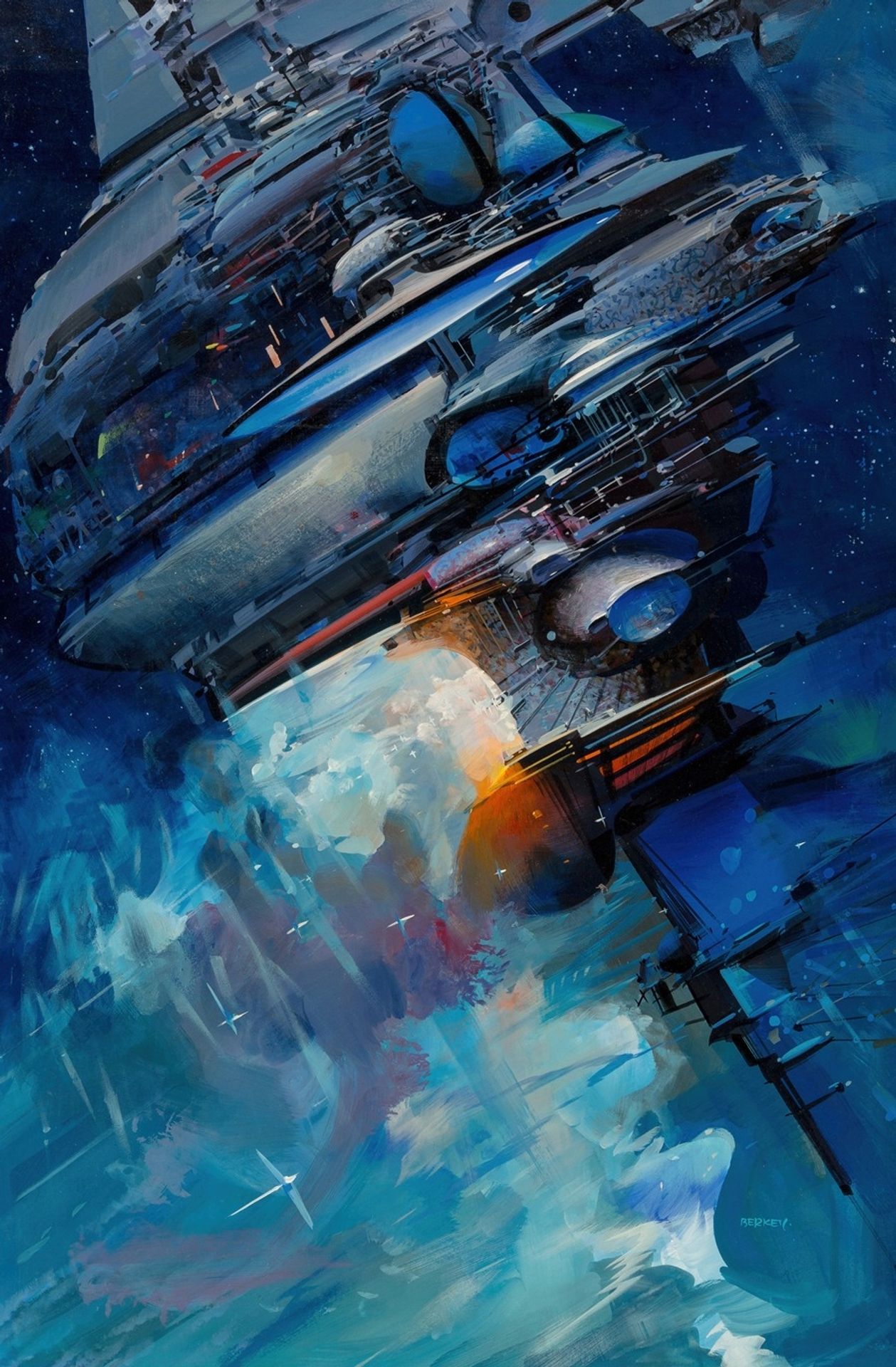 Space Station by John Conrad Berkey