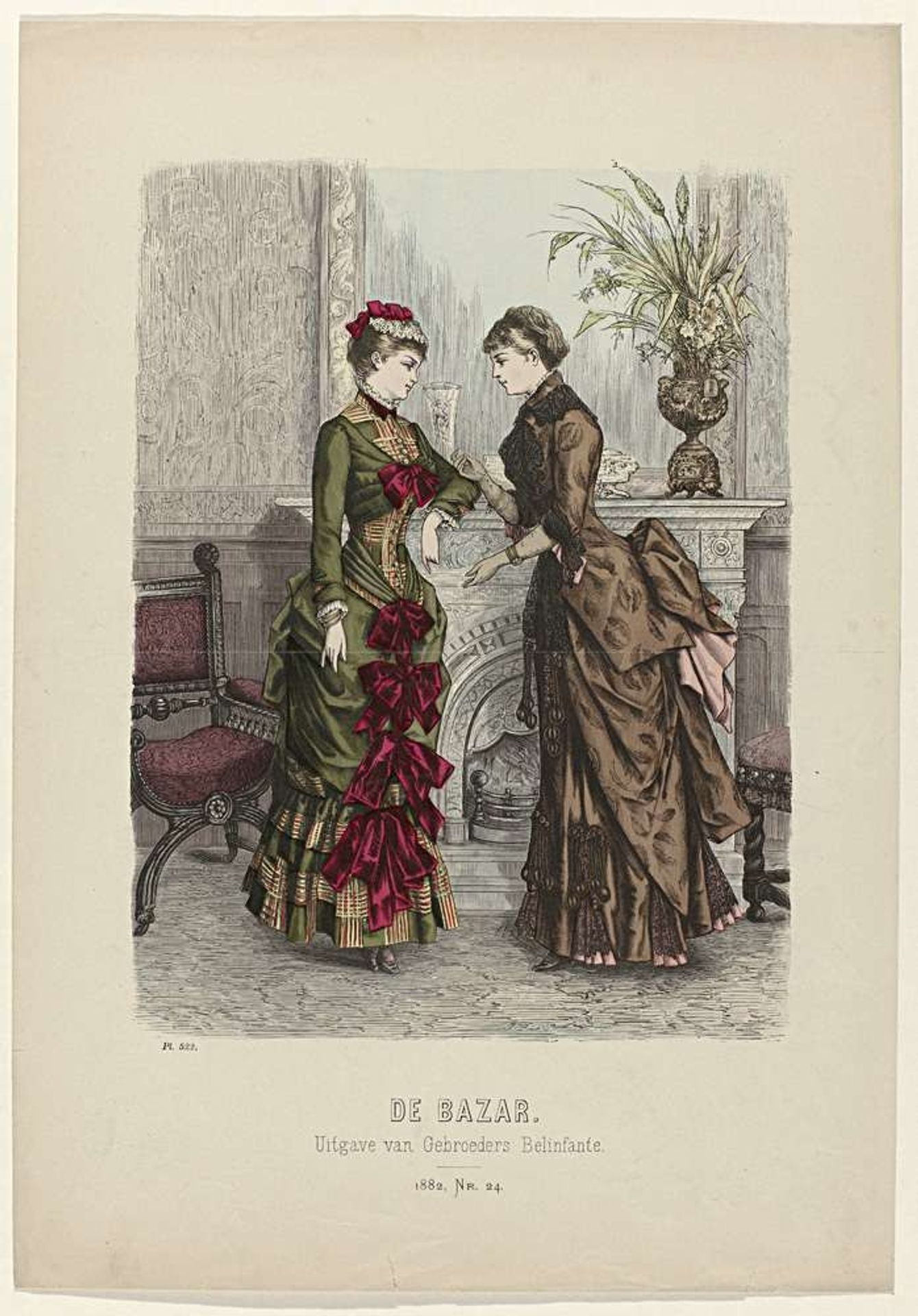 De Bazar, 1882, Nr. 24, Pl. 522 by Anonymous