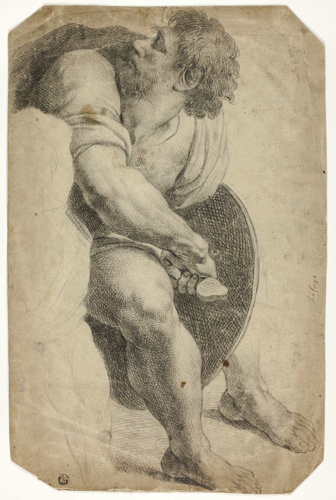 Guard Drawing His Sword by Raphael