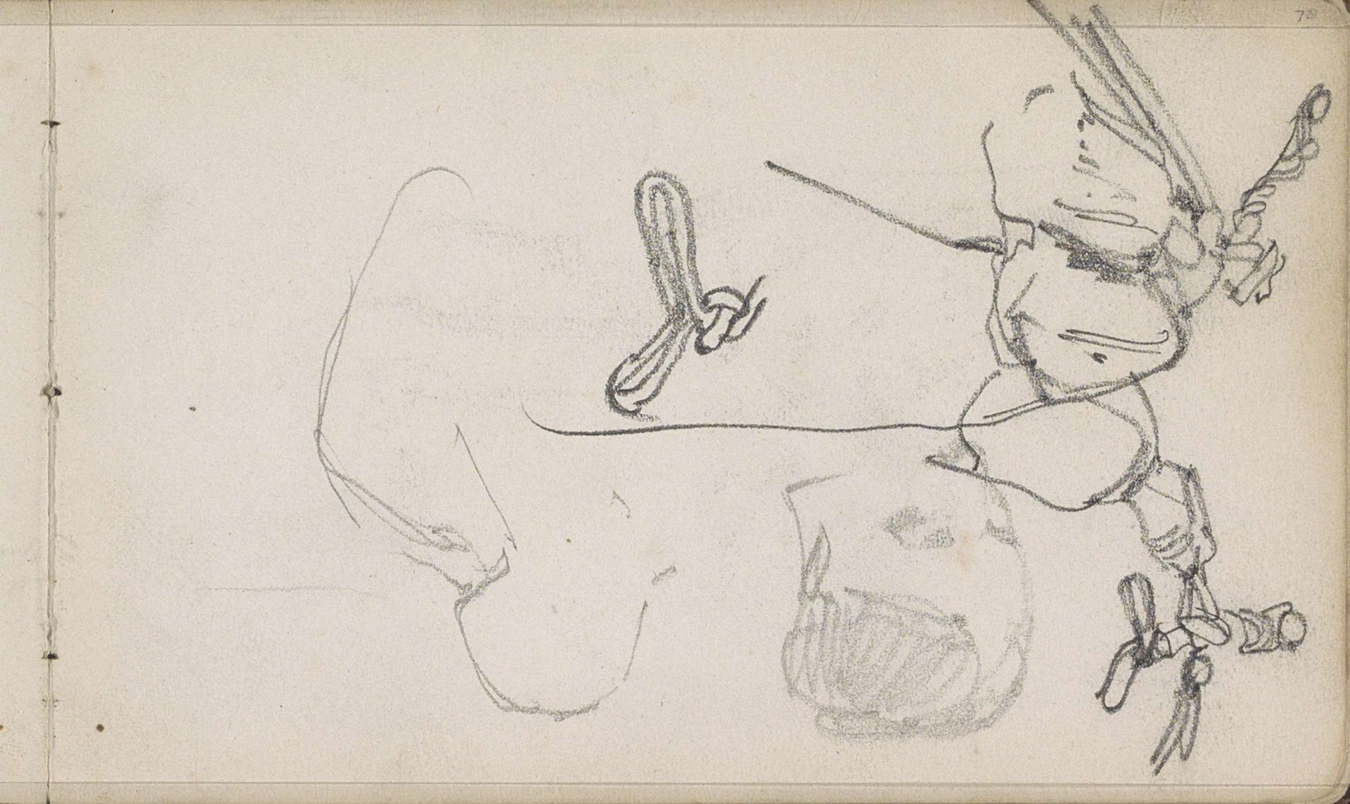 Figuurstudies en een voorwerp by George Hendrik Breitner