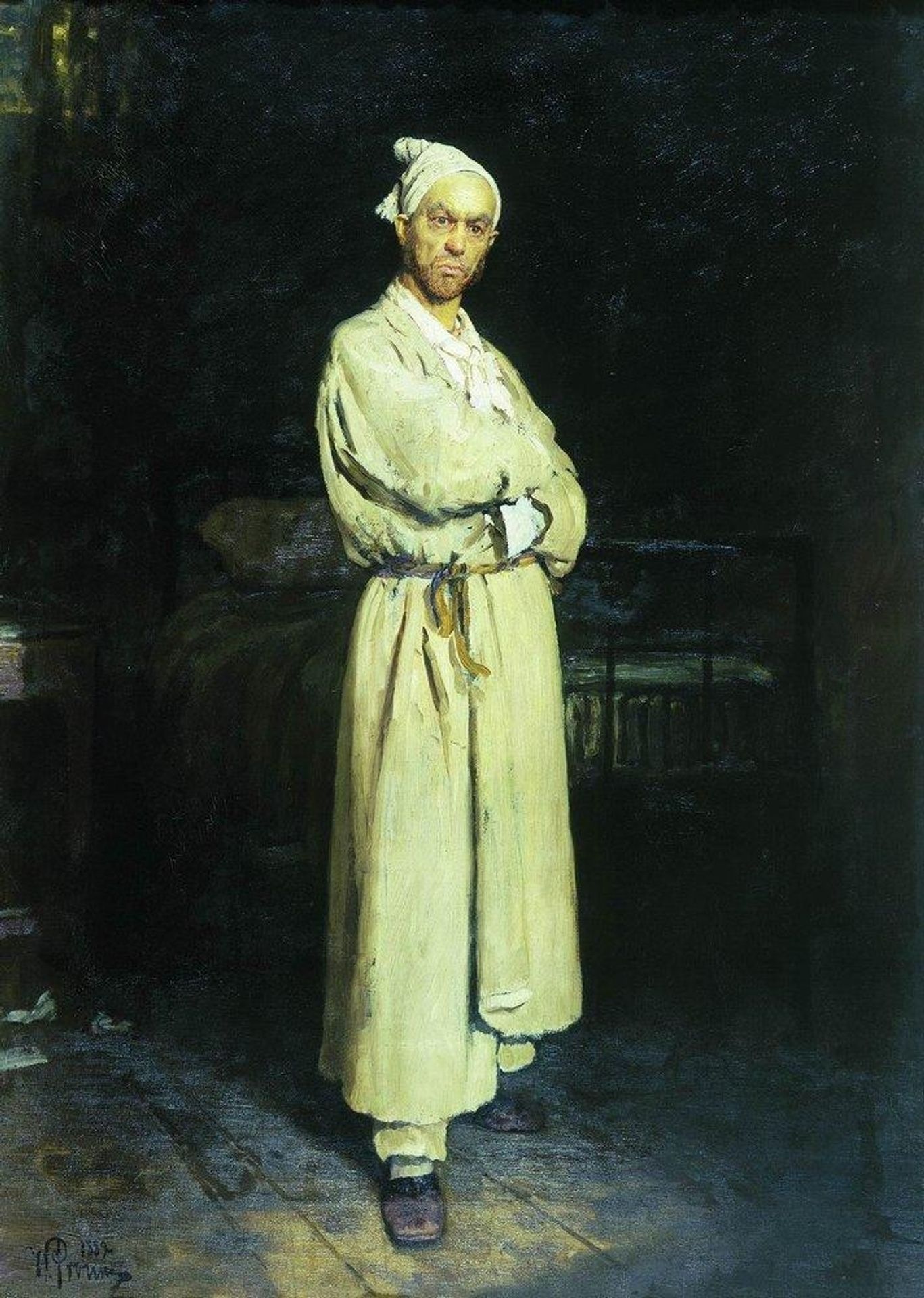 Poprishchin by Ilya Repin