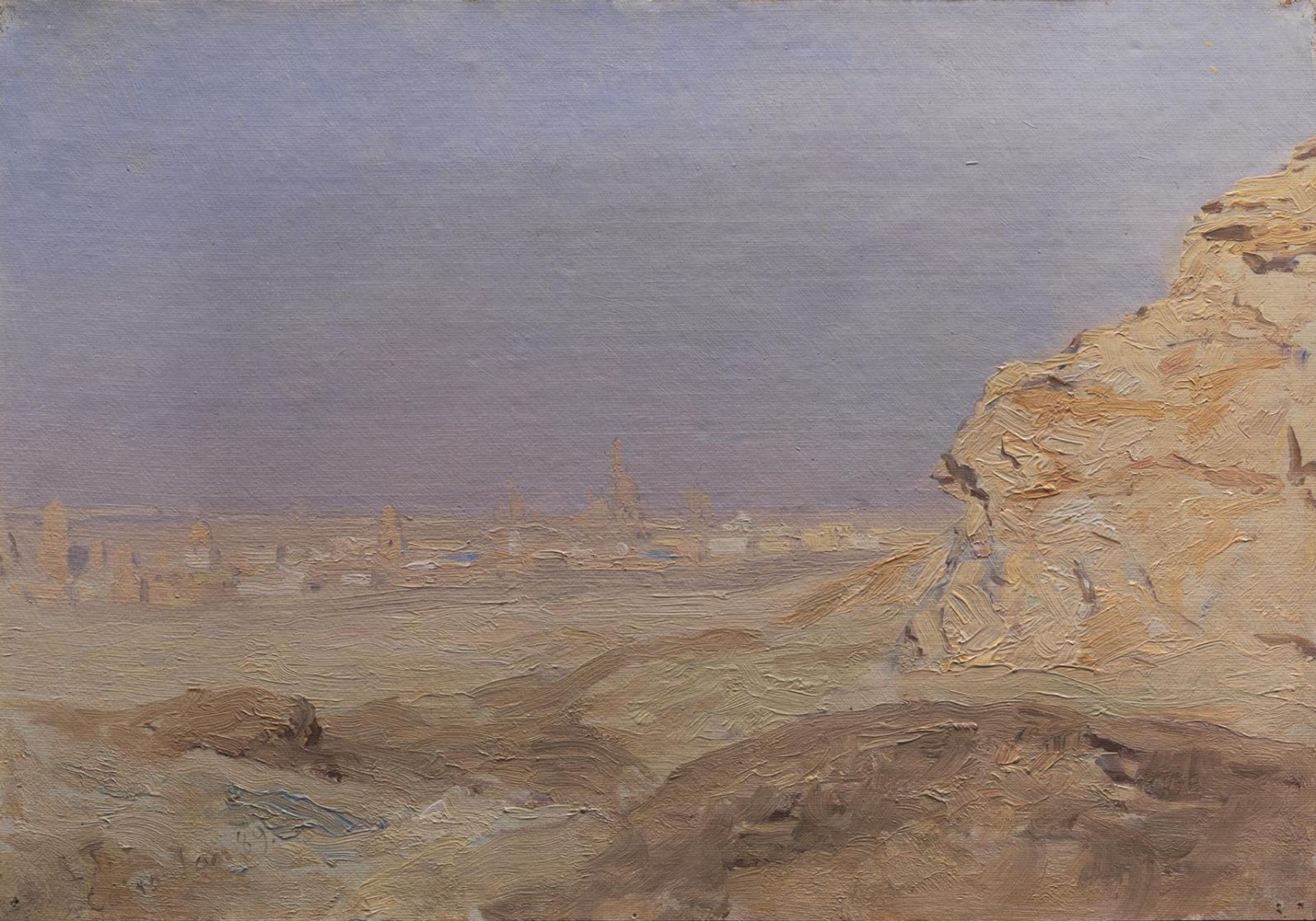 A View Of Cairo by Tuxen, Laurits