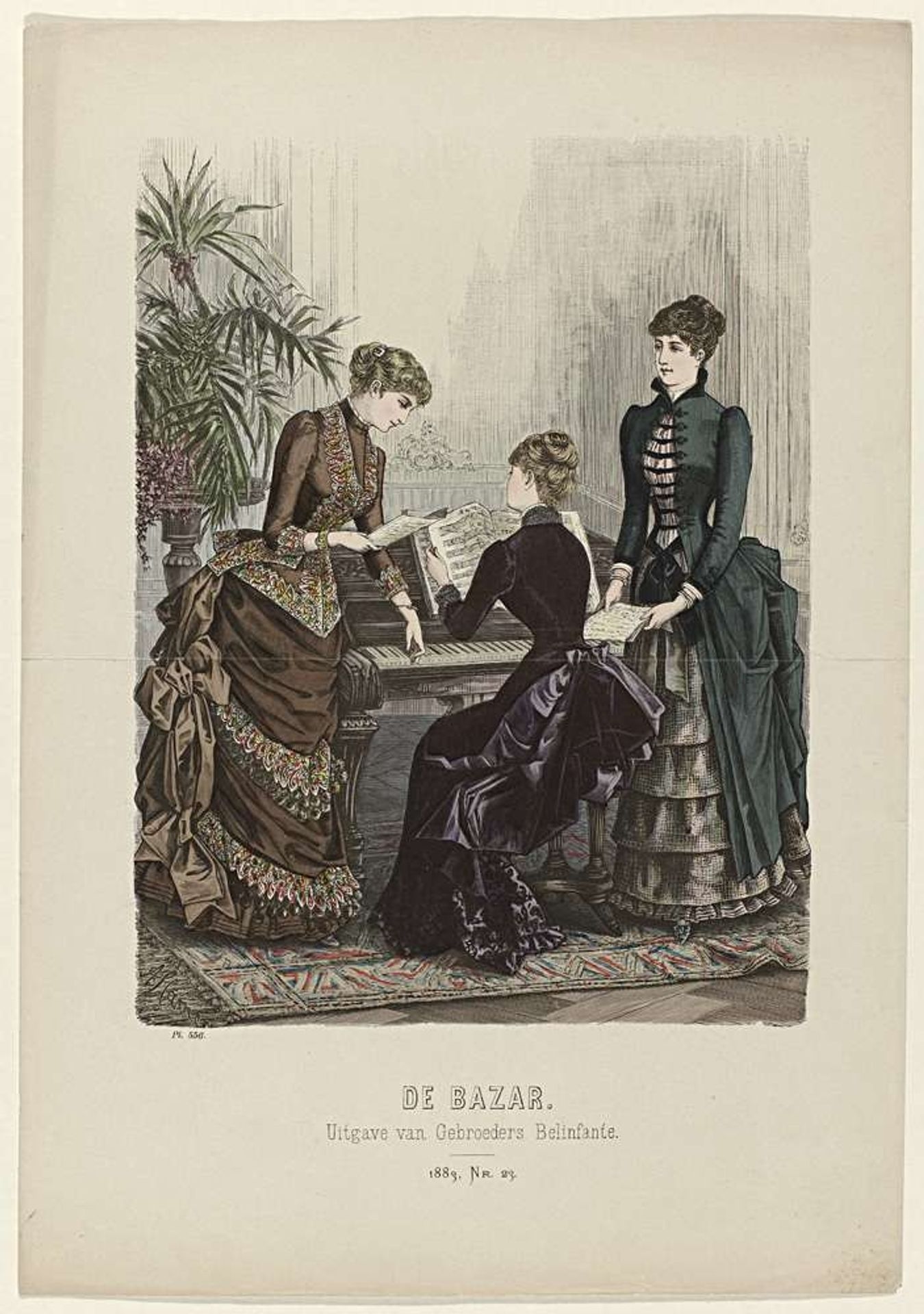 De Bazar, 1883, Nr. 23, Pl. 556 by Anonymous