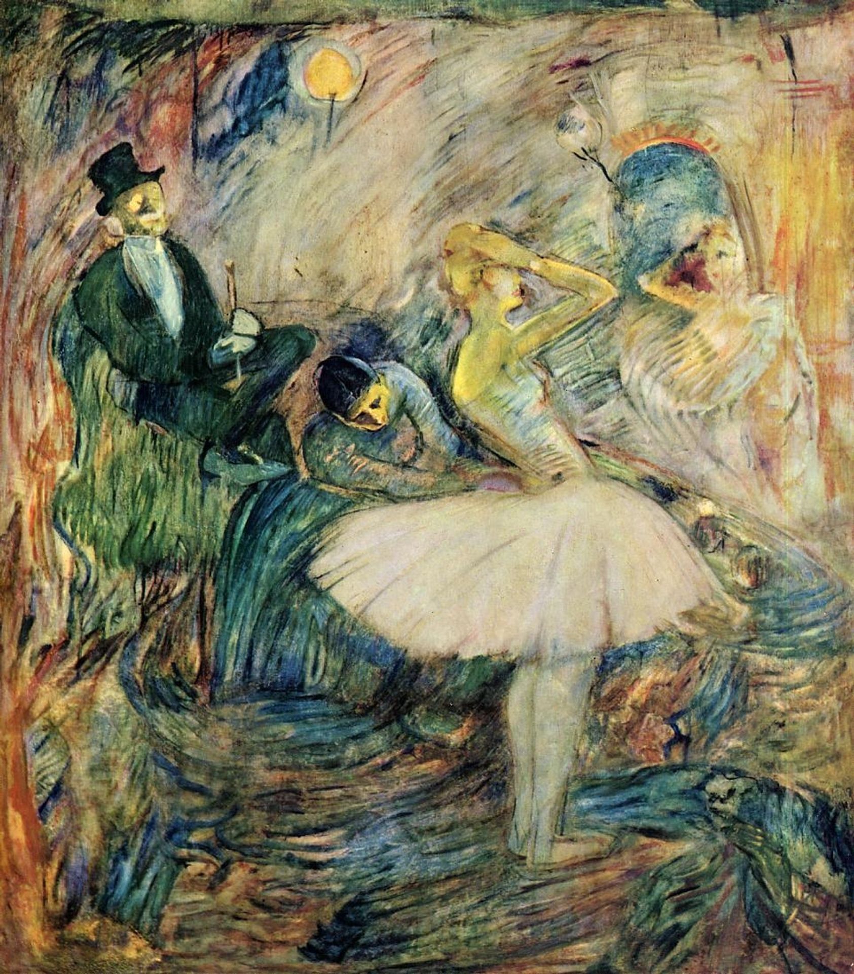 The Dancer in Her Dressing Room by Henri de Toulouse-Lautrec
