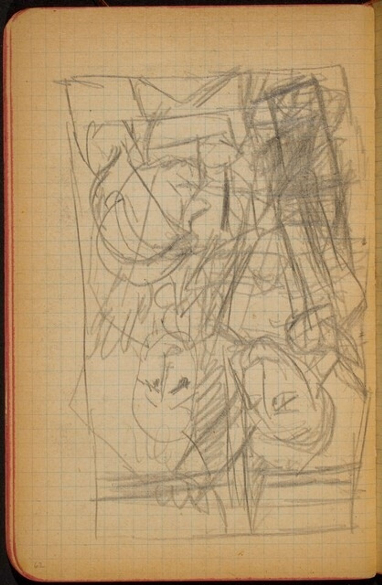 Mehrfigurige Kompositionsskizze (Figural Composition) [p. 62] by Max Beckmann