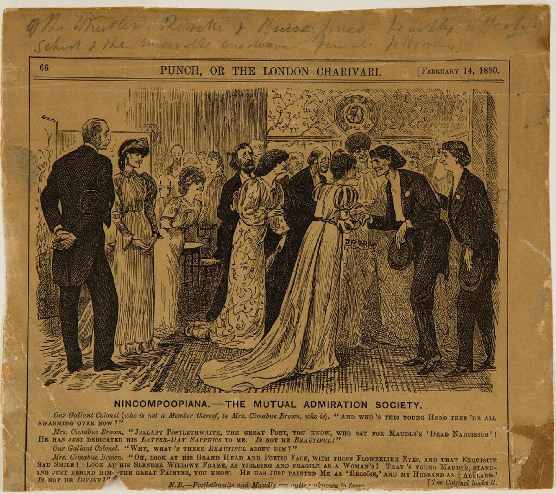 "Nincompoopiana" by George Louis du Maurier