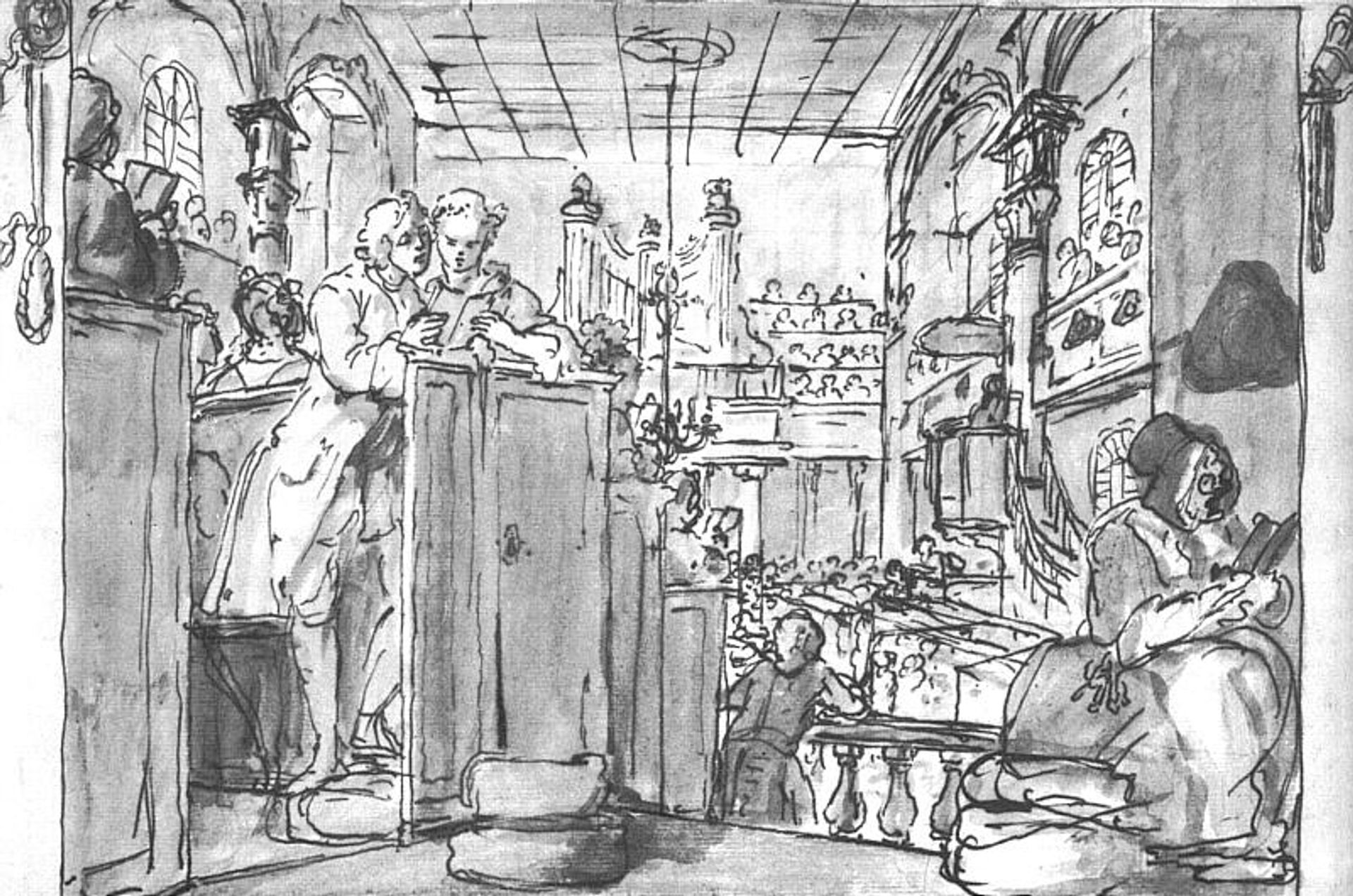 Industrious 'Prentice Performing Duties of Christian by William Hogarth