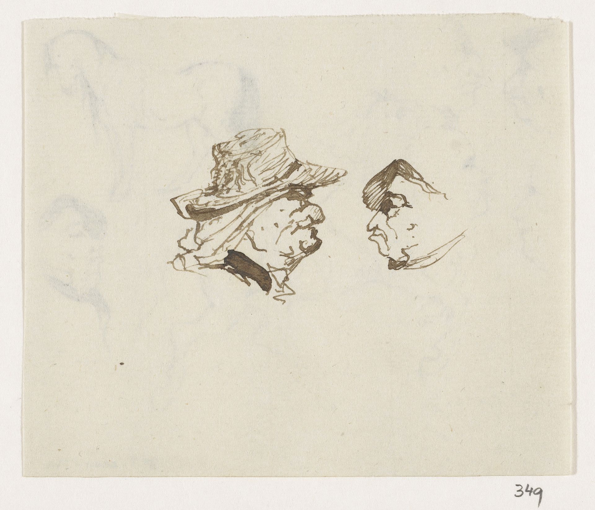 Twee koppen by Johannes Tavenraat